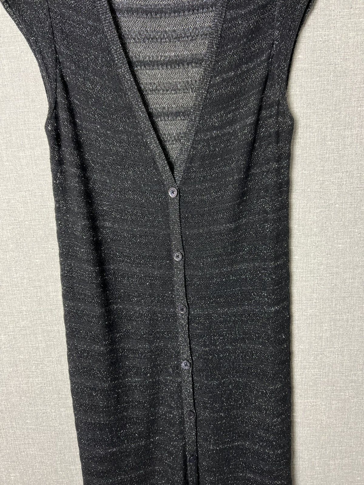 Zadig & Voltaire Zadig Voltaire Marty Pointelle Crl Long Button Cardigan Mesh Size L / US 10 / IT 46 - 5 Thumbnail