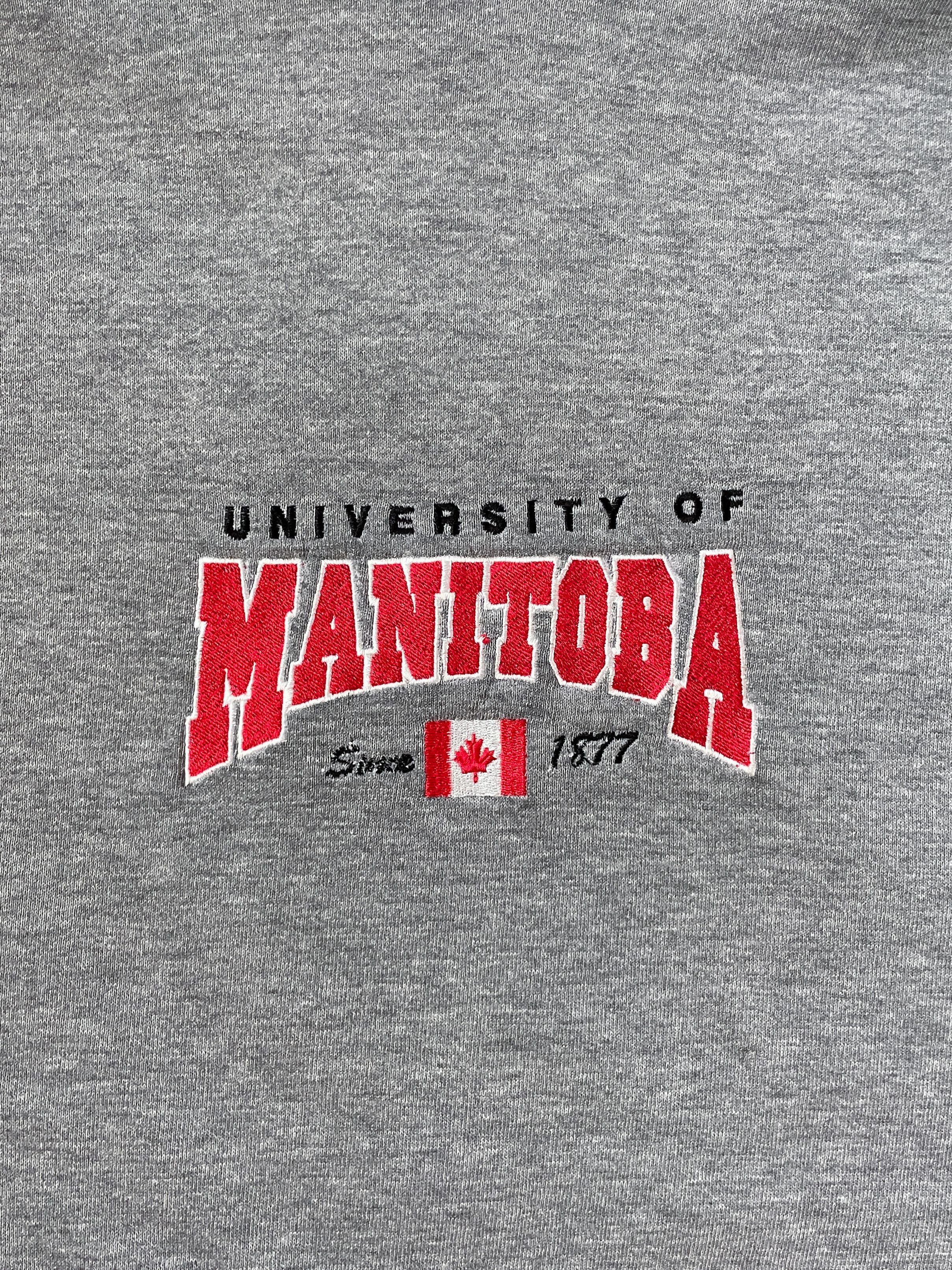 Russell Athletic × Vintage 90s Boxy University of Manitoba Russell Athletic Sweatshirt Size US L / EU 52-54 / 3 - 2 Thumbnail