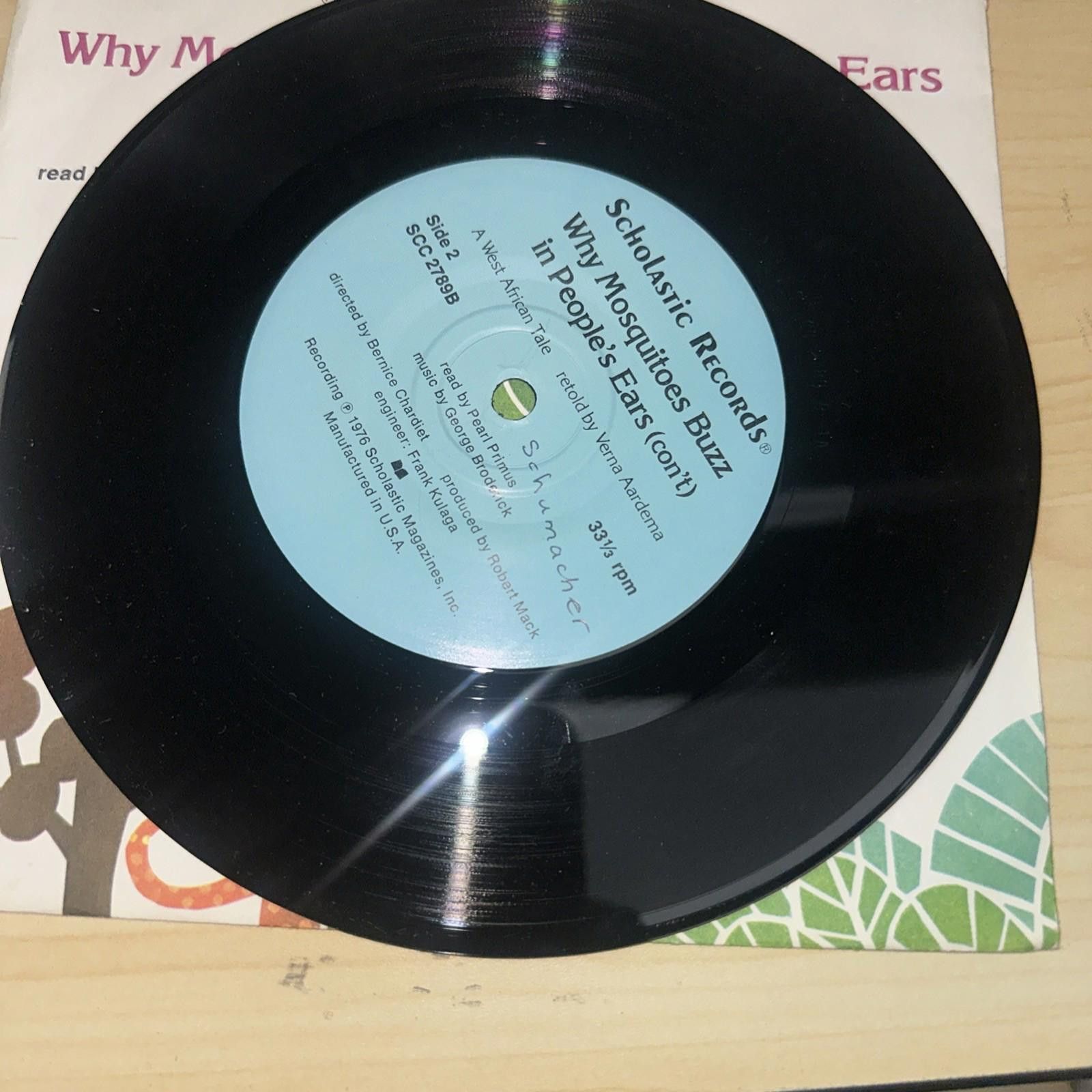 Other Vintage Book 45 Record Album Why Mosquitoes Buzz People Ears Size ONE SIZE - 6 Thumbnail