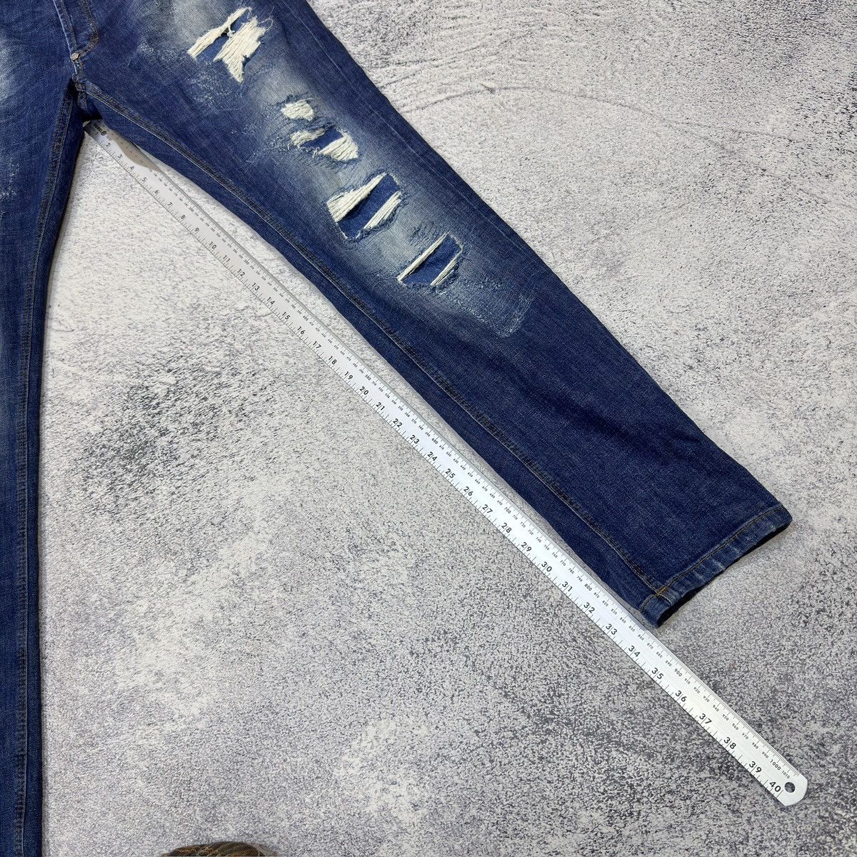 Philipp Plein Philipp Plein Super Straight Cut Mens Jeans 36 size Size US 36 / EU 52 - 17 Thumbnail