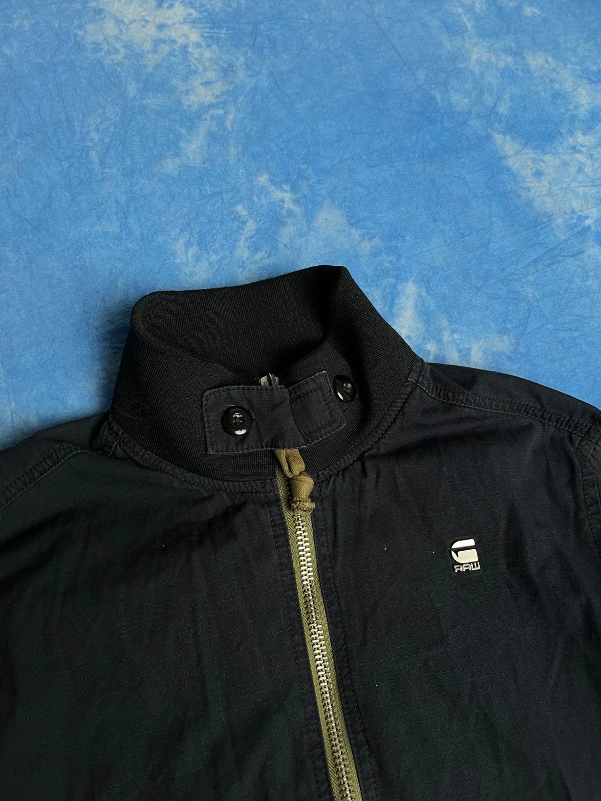 G-Star Vintage 00s G-Star Raw Bolt Zip Bomber Light Jacket y2k Size US S / EU 44-46 / 1 - 3 Thumbnail