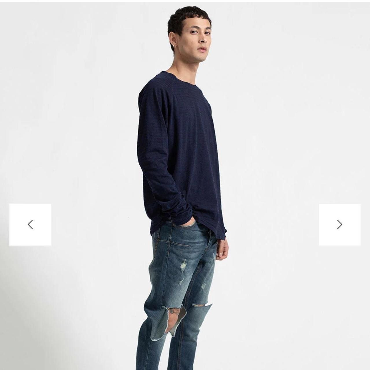 One Teaspoon OneTeaspoon Men's Navy and Blue Jeans Size US 31 - 3 Thumbnail