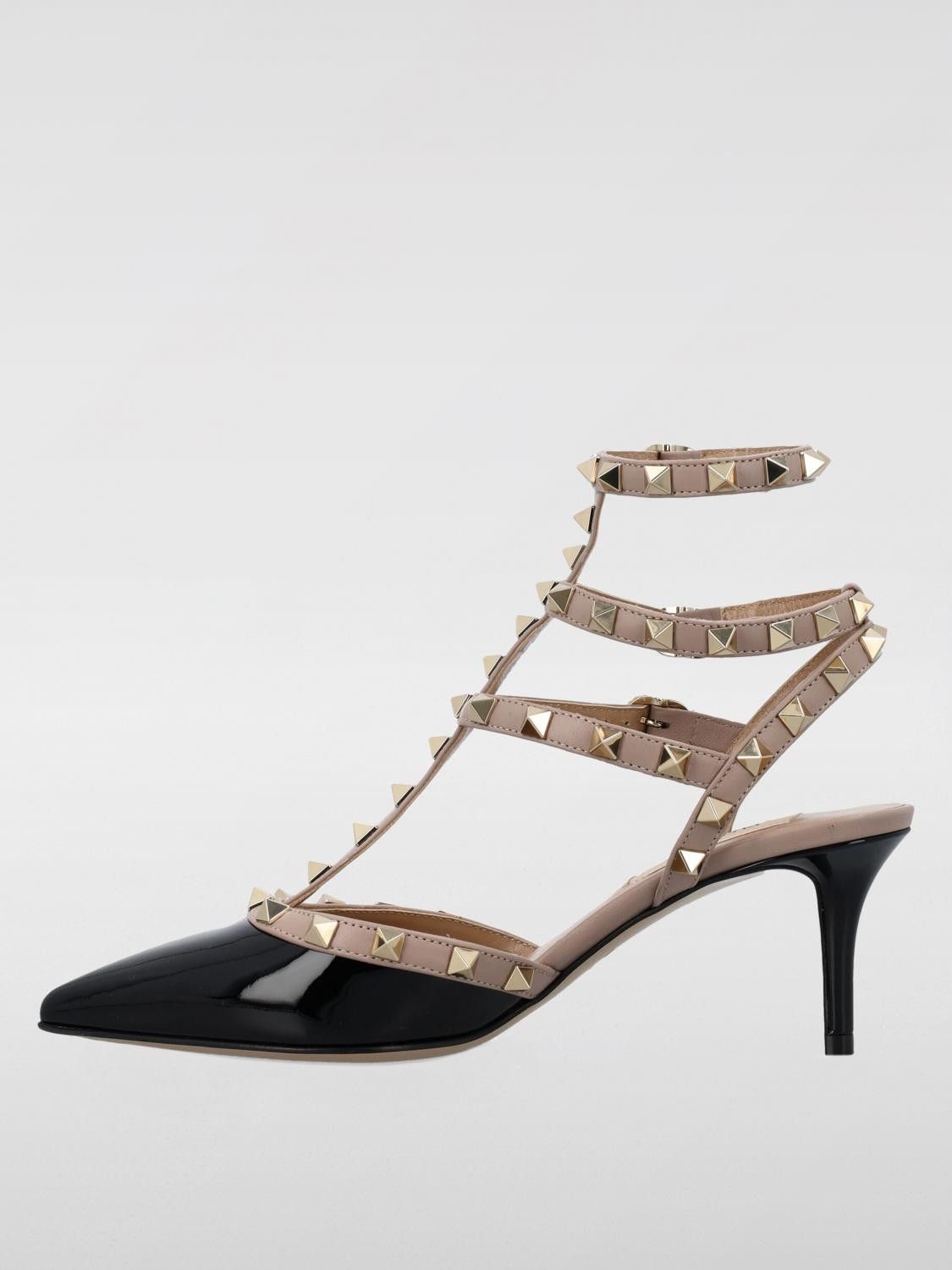Valentino o1s22i1n0924 Rockstud Slingback Pumps in Black Size US 9 / IT 39 - 3 Thumbnail