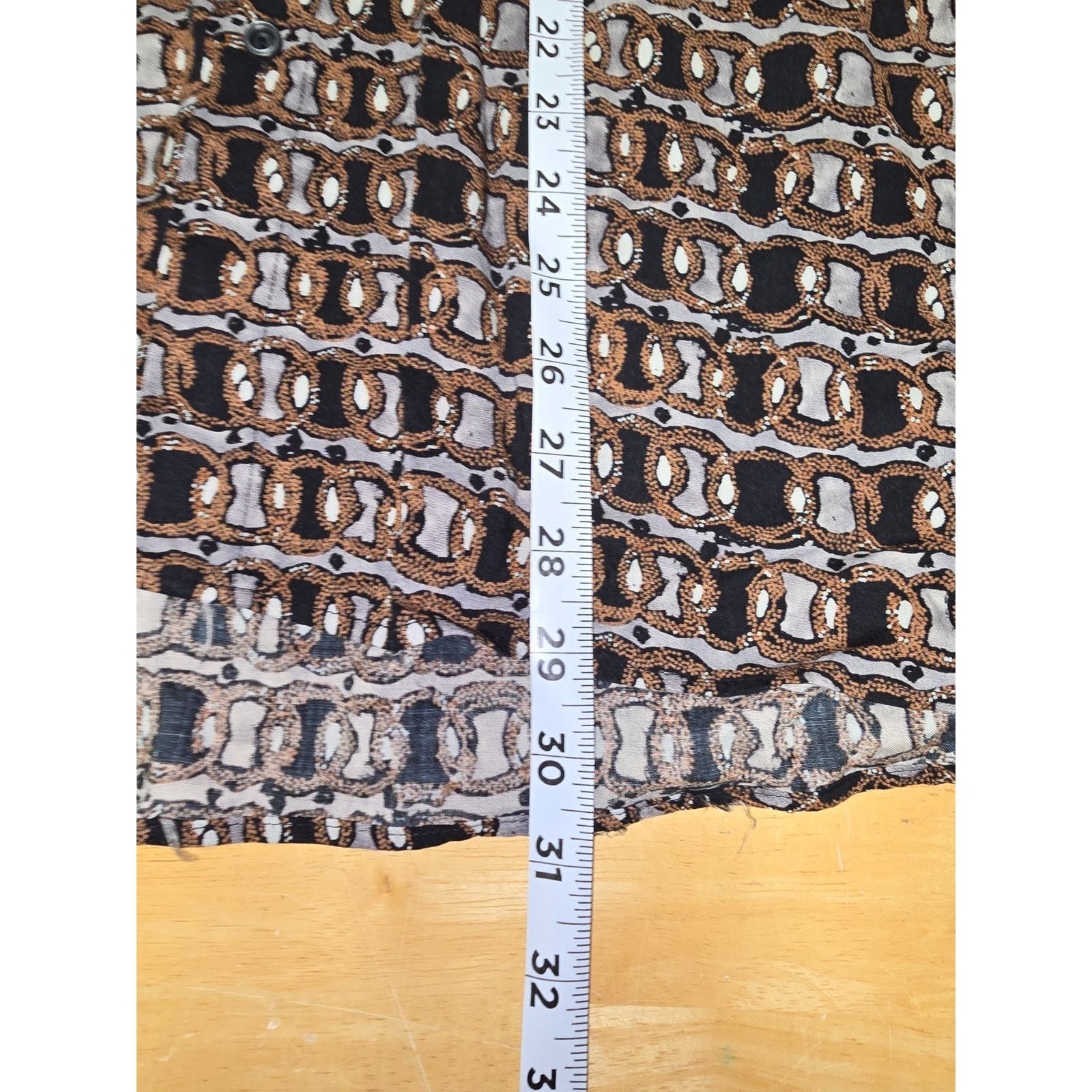 Albert Nipon Vintage Albert Nipon Shirt Rayon Retro Brown M Button Up Size US M / EU 48-50 / 2 - 7 Thumbnail