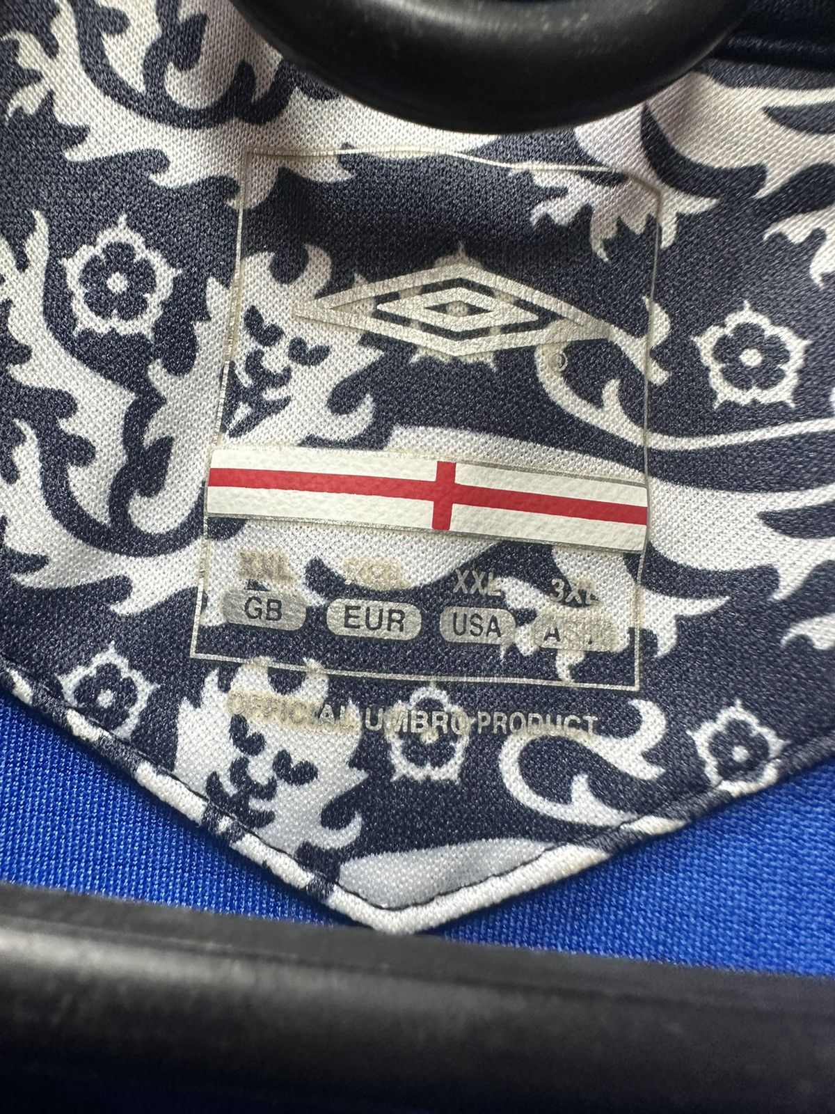 Umbro × Vintage Vintage England soccer tee jersey blue rare size XXl Size US XXL / EU 58 / 5 - 4 Thumbnail