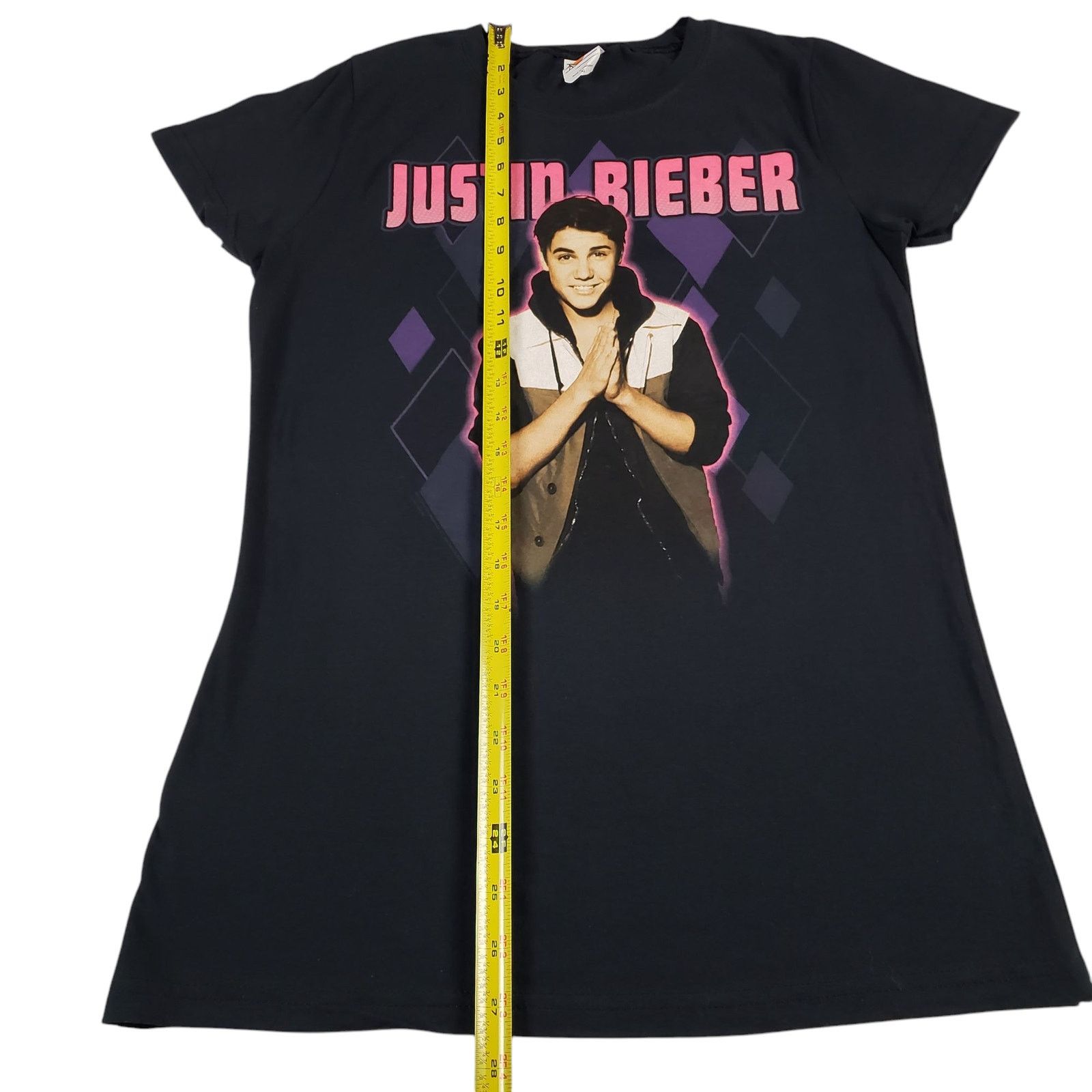 Vintage Vintage 2010s Justin Bieber Women's Top Baby Tee T-shirt Size XL / US 12-14 / IT 48-50 - 5 Thumbnail