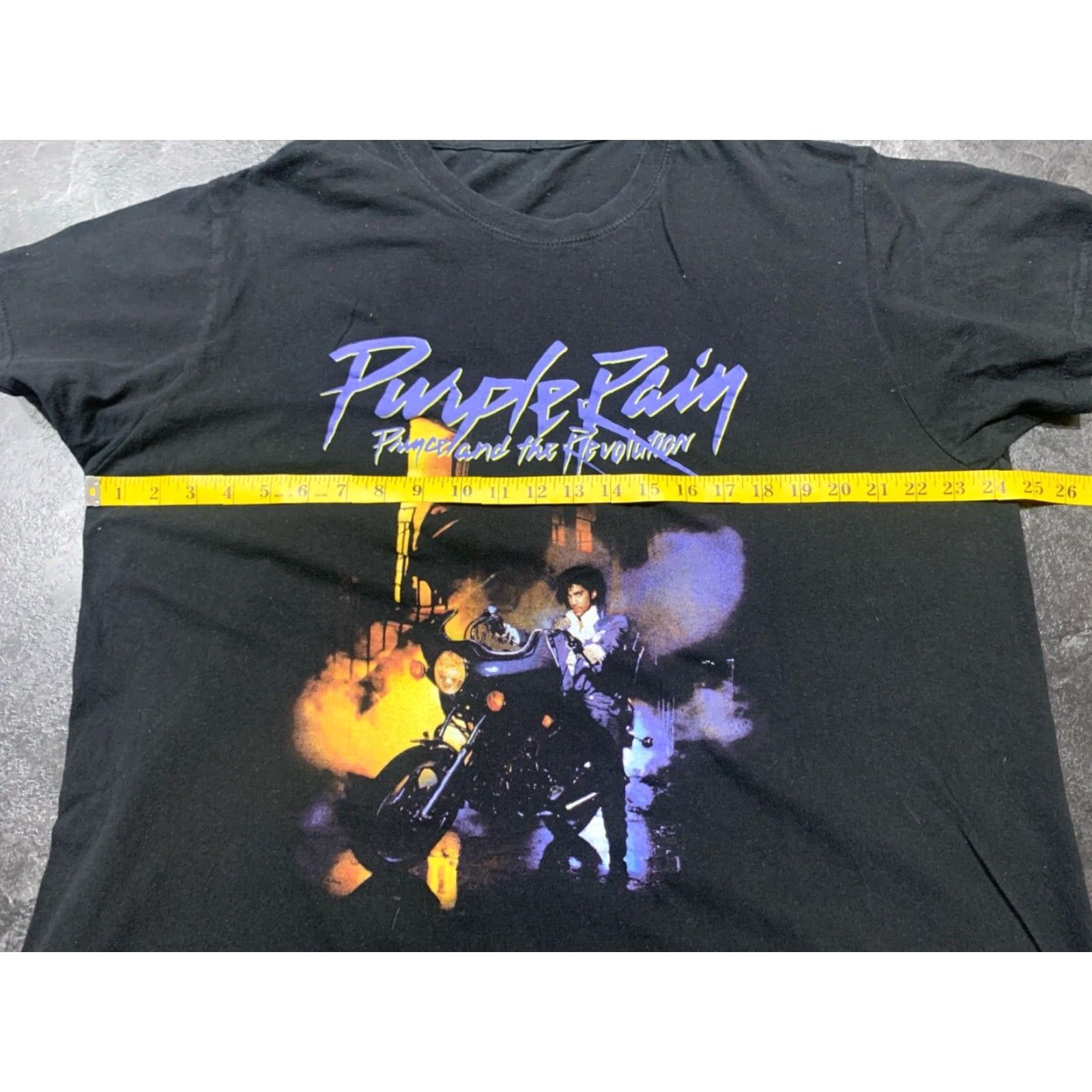 Prince VINTAGE The Prince Estate 80s Black Graphic Print T-Shirt 2XL Faded Mens Size US XXL / EU 58 / 5 - 5 Thumbnail