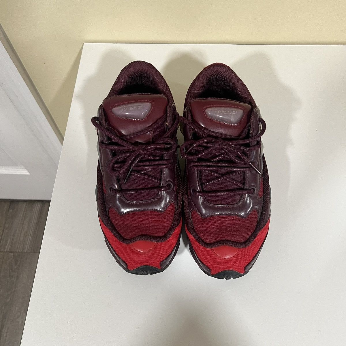 Adidas Raf Simons X Ozweego 3 Burgundy Grailed