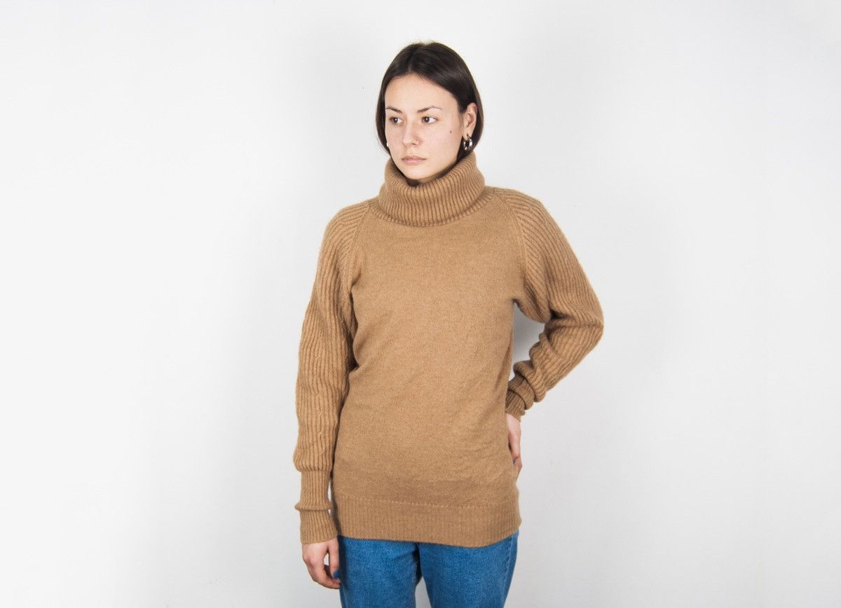 Chanel Chanel Camelhair Long Turtleneck Sweater Tunique Dress Size M / US 6-8 / IT 42-44 - 3 Thumbnail
