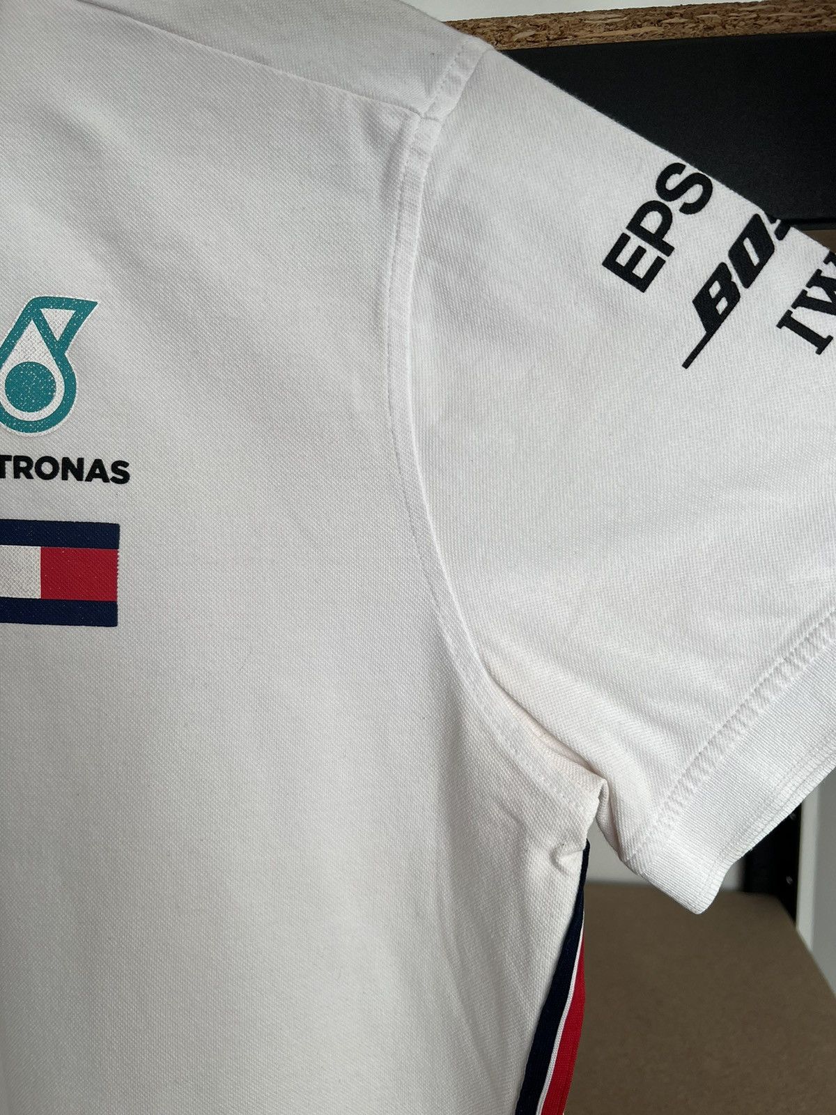 Mercedes-Benz Mercedes Benz AMG Tommy Hilfiger F1 Formula 1 Polo T-shirt Size US L / EU 52-54 / 3 - 10 Thumbnail
