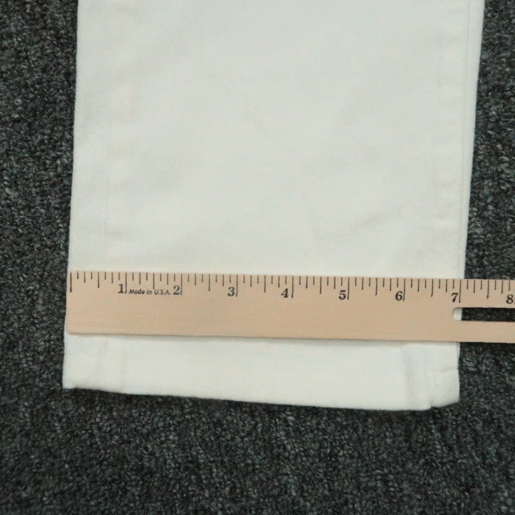 Vintage Teleria Zed Jeans Mens 31x29 White 5-Pocket Denim Cotton Italy Size US 31 - 5 Thumbnail