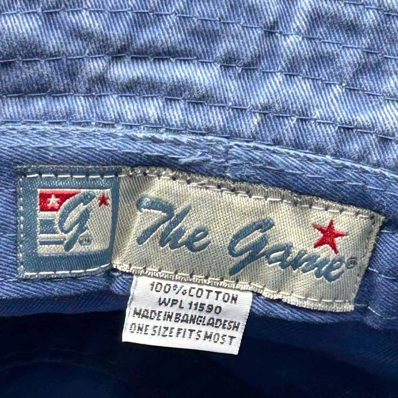 The Game The Game Hat Men Blue Blank Plain Bucket Cap Cotton New Size ONE SIZE - 3 Thumbnail