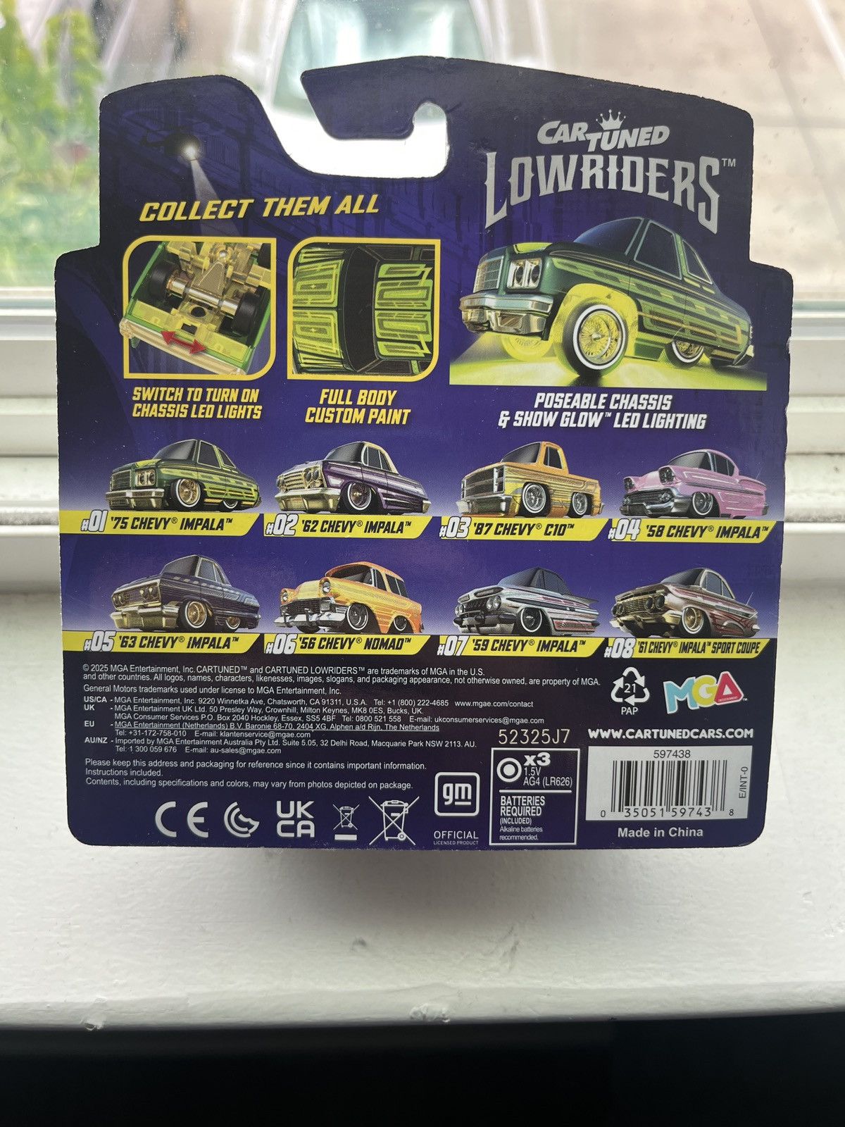 Other Car Tuned LowRiders Series 2 “75 Chevy Impala Size ONE SIZE - 2 Thumbnail
