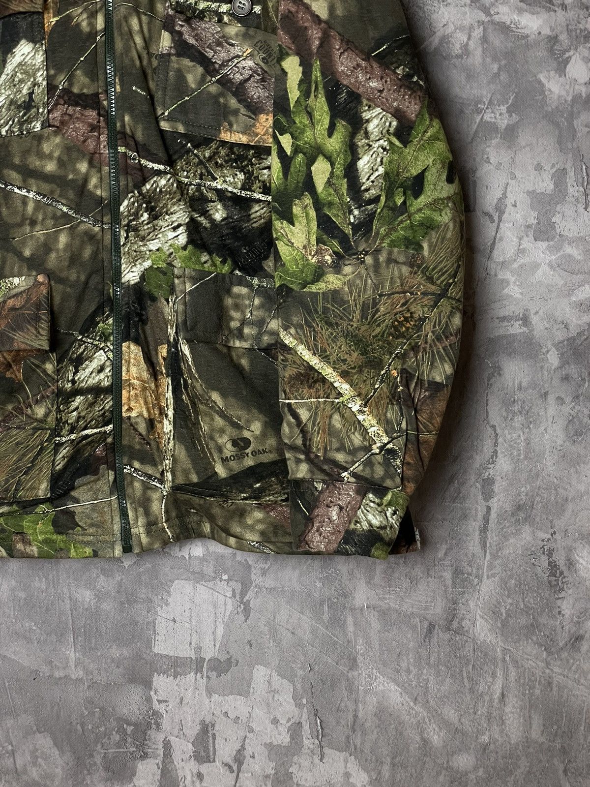 Mossy Oaks × Realtree × Vintage Vintage Y2k Mossy Oak Camo Zip Up Jacket Size US L / EU 52-54 / 3 - 5 Thumbnail