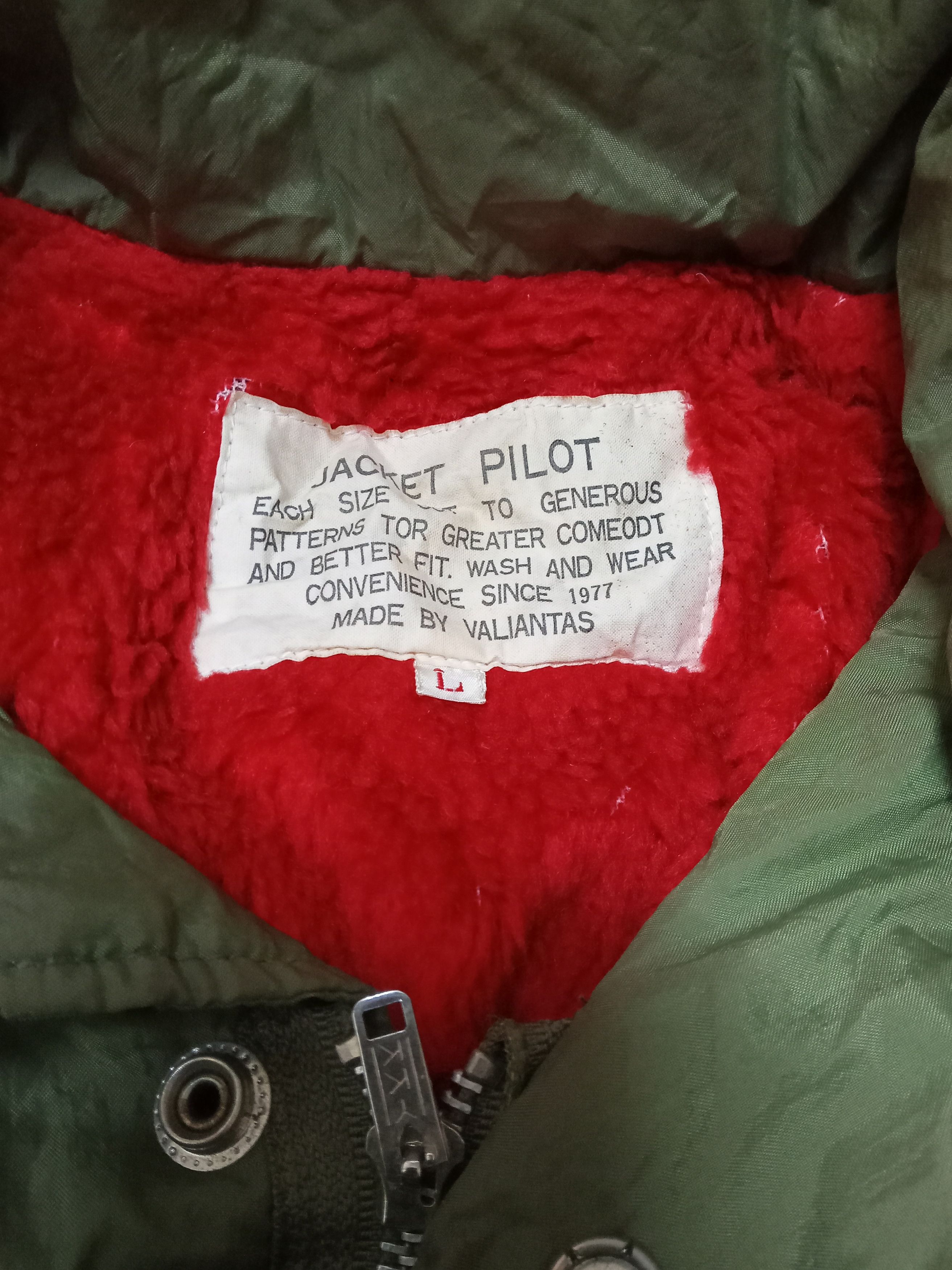 Vintage Pilot Jacket Made by Valiantas