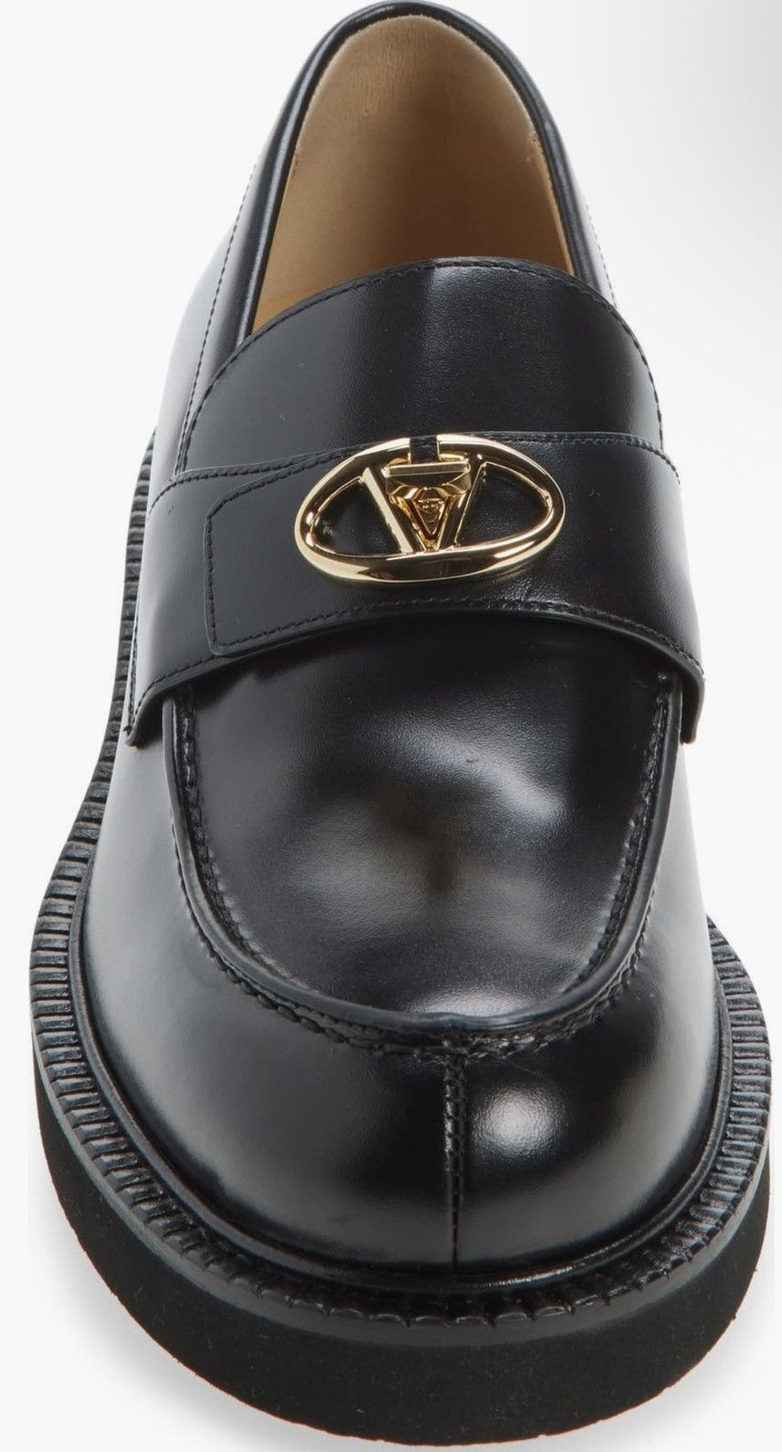 Valentino Valentino Garavani VLOGO Locker Loafer Black size 41 Size US 11 / IT 41 - 4 Thumbnail