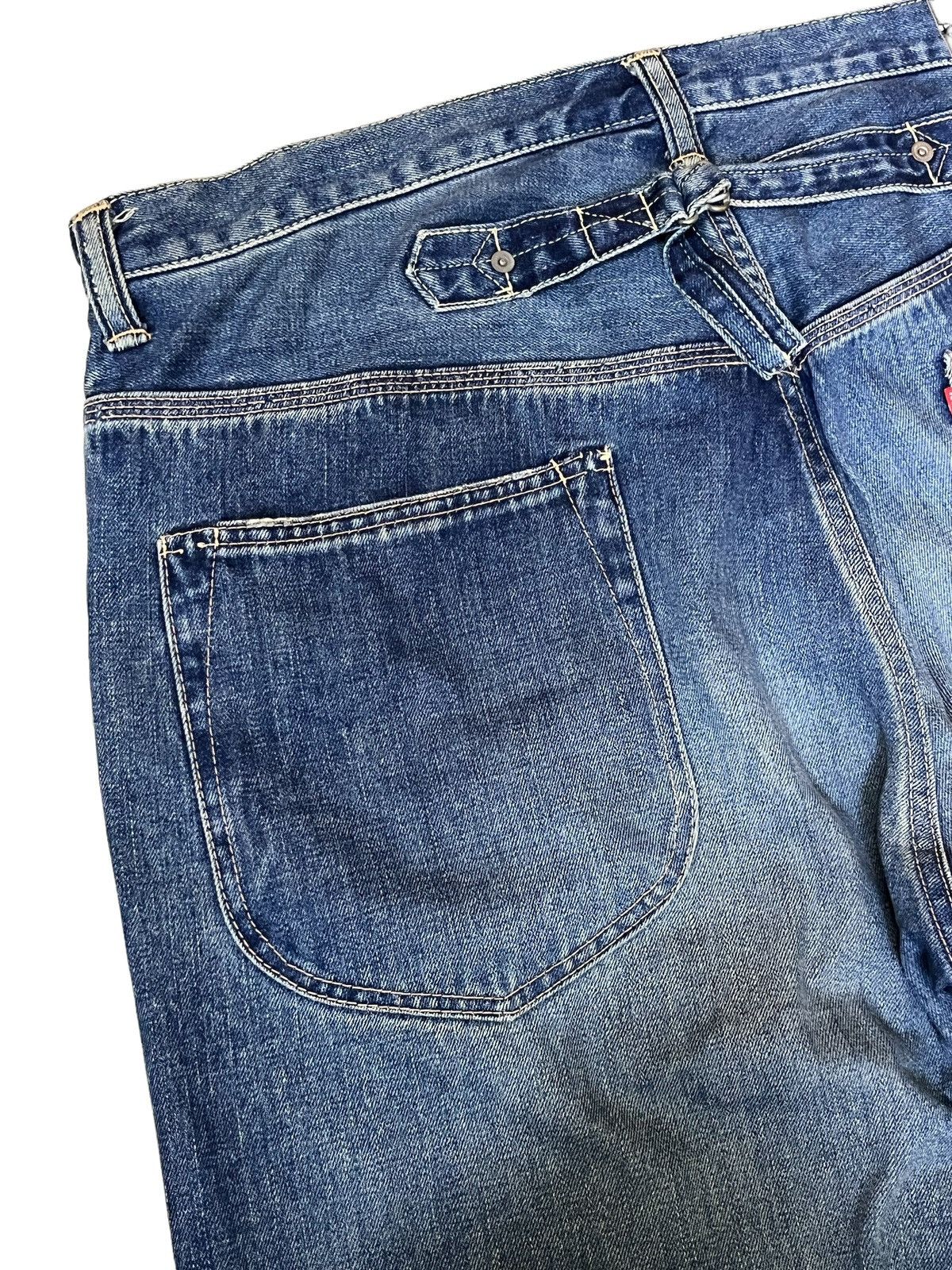 Japanese Brand SICK Y2K JAPANESE CULTURE NITRAID LOOSE FIT SELVEDGE JEANS Size US 37 - 8 Thumbnail