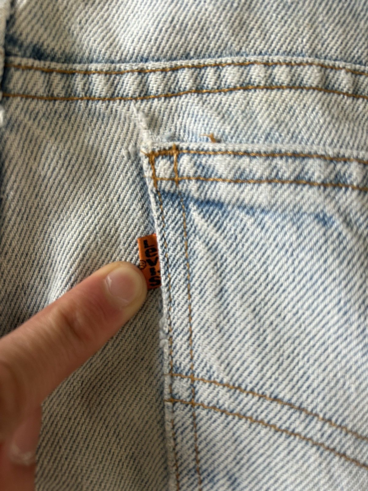 Levi's Crazy Early 90s Levi’s Orange Tab Jeans Size US 34 / EU 50 - 7 Thumbnail