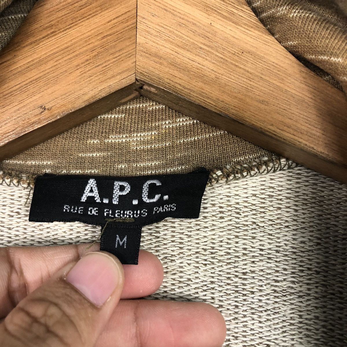 A.P.C. A.P.C. Paris Olive Marl Jacket — Minimalist Archive Size US M / EU 48-50 / 2 - 19 Thumbnail