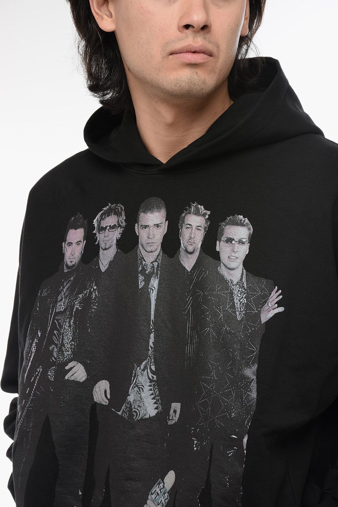1989 STUDIO og1mm1024 Cotton Nsync Hoodie in Black Size US L / EU 52-54 / 3 - 3 Thumbnail