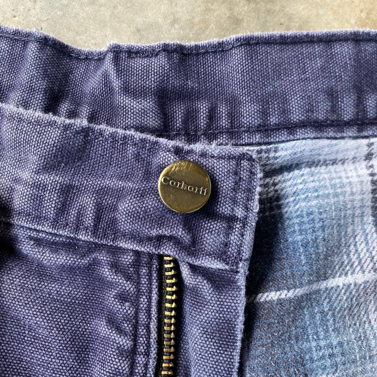 Carhartt × Vintage VINTAGE CARHARTT TRASHED Blanket Lined Dirty Carpenter Jean Size US 32 / EU 48 - 12 Thumbnail