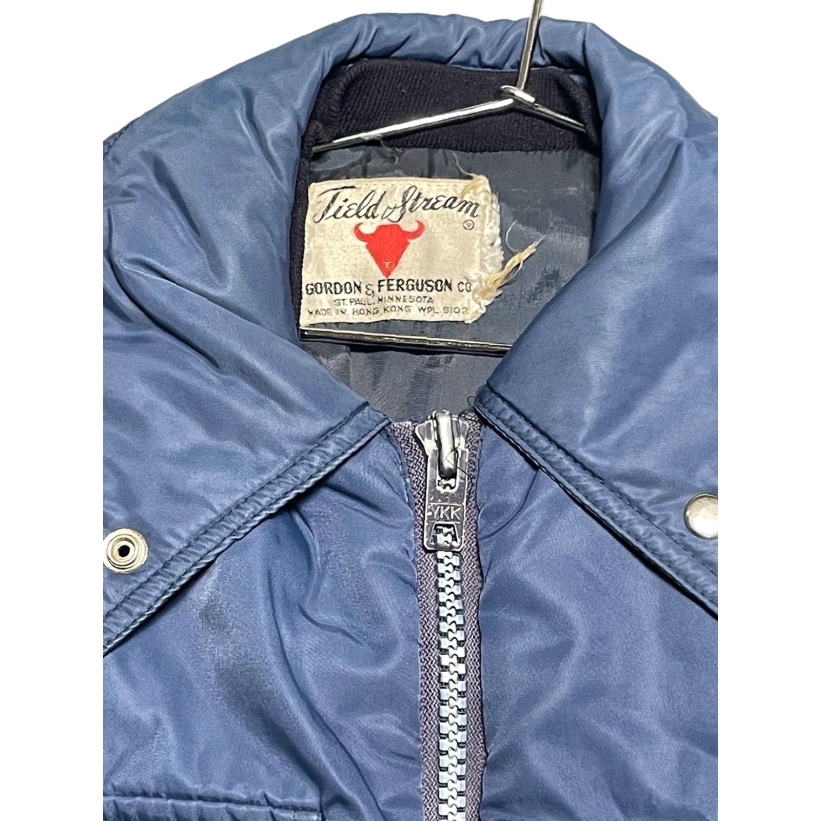 Vintage VINTAGE Field & Stream Gordon Ferguson Puffer Jacket Blue L Mens Hunting Down Nylon Shell Winter Size US L / EU 52-54 / 3 - 3 Thumbnail