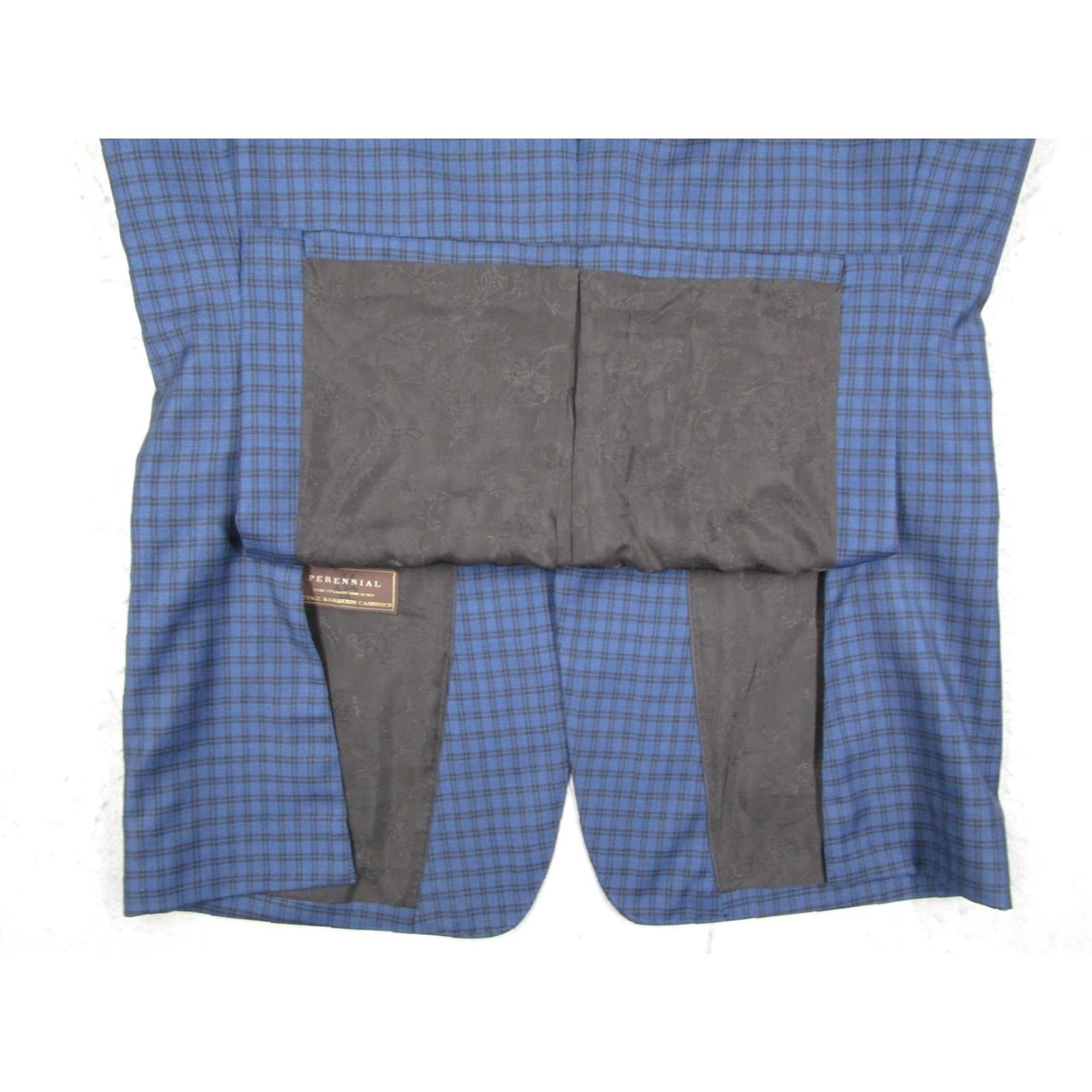 Nordstrom VINTAGE John W. Nordstrom Sport Coat Blazer 44L Blue Wool Check Men’s Coat 2 Piece - Not applicable? Size 44R - 7 Thumbnail
