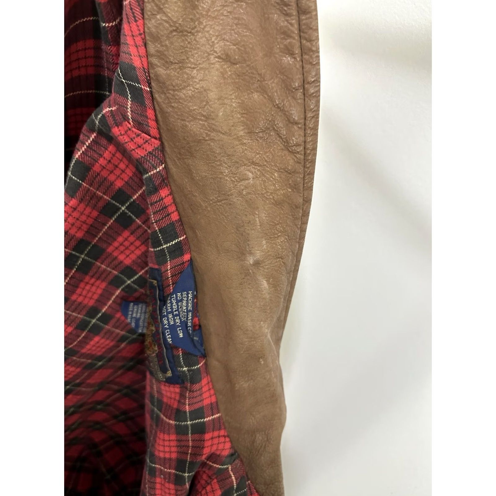 Ralph Lauren VTG Ralph Lauren Chaps Chore Barn Coat Jacket XL Tan Cotton Lining Red Plaid Workwear Hunting Barn Coat Mens XL Size US XL / EU 56 / 4 - 6 Thumbnail