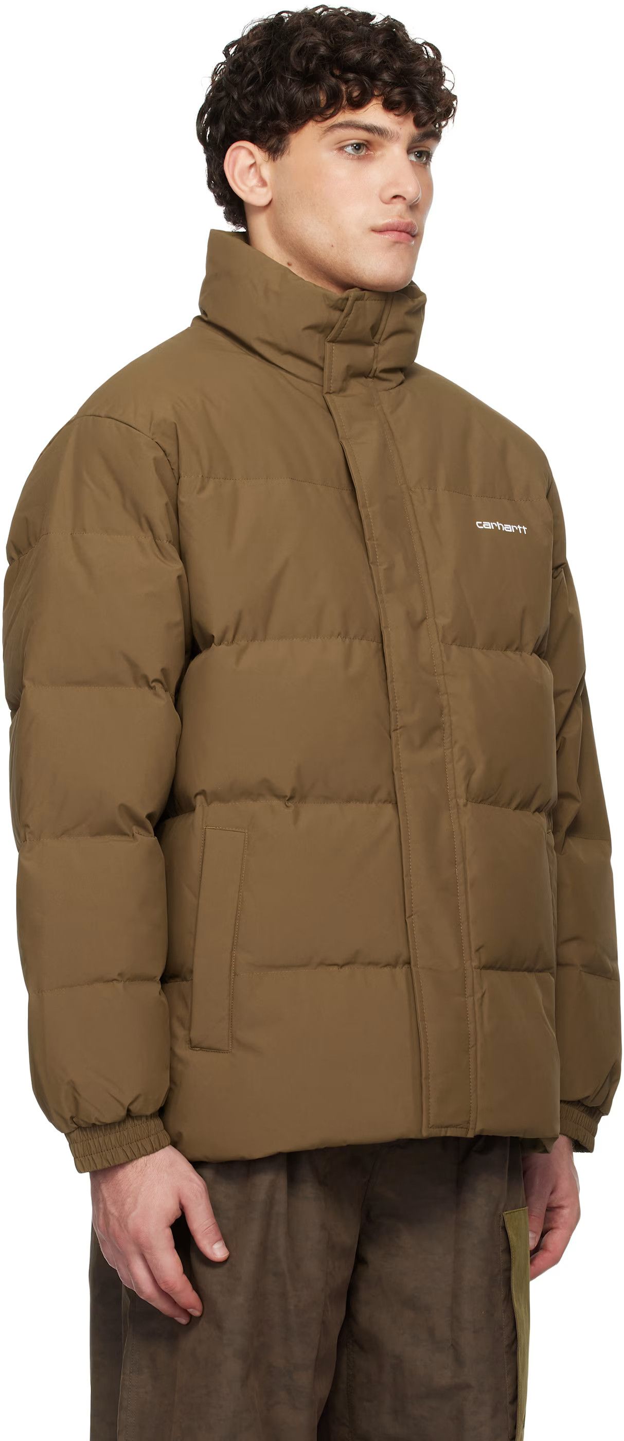 Carhartt Carhartt Work In Progress Brown Danville Down Jacket Size US L / EU 52-54 / 3 - 2 Thumbnail