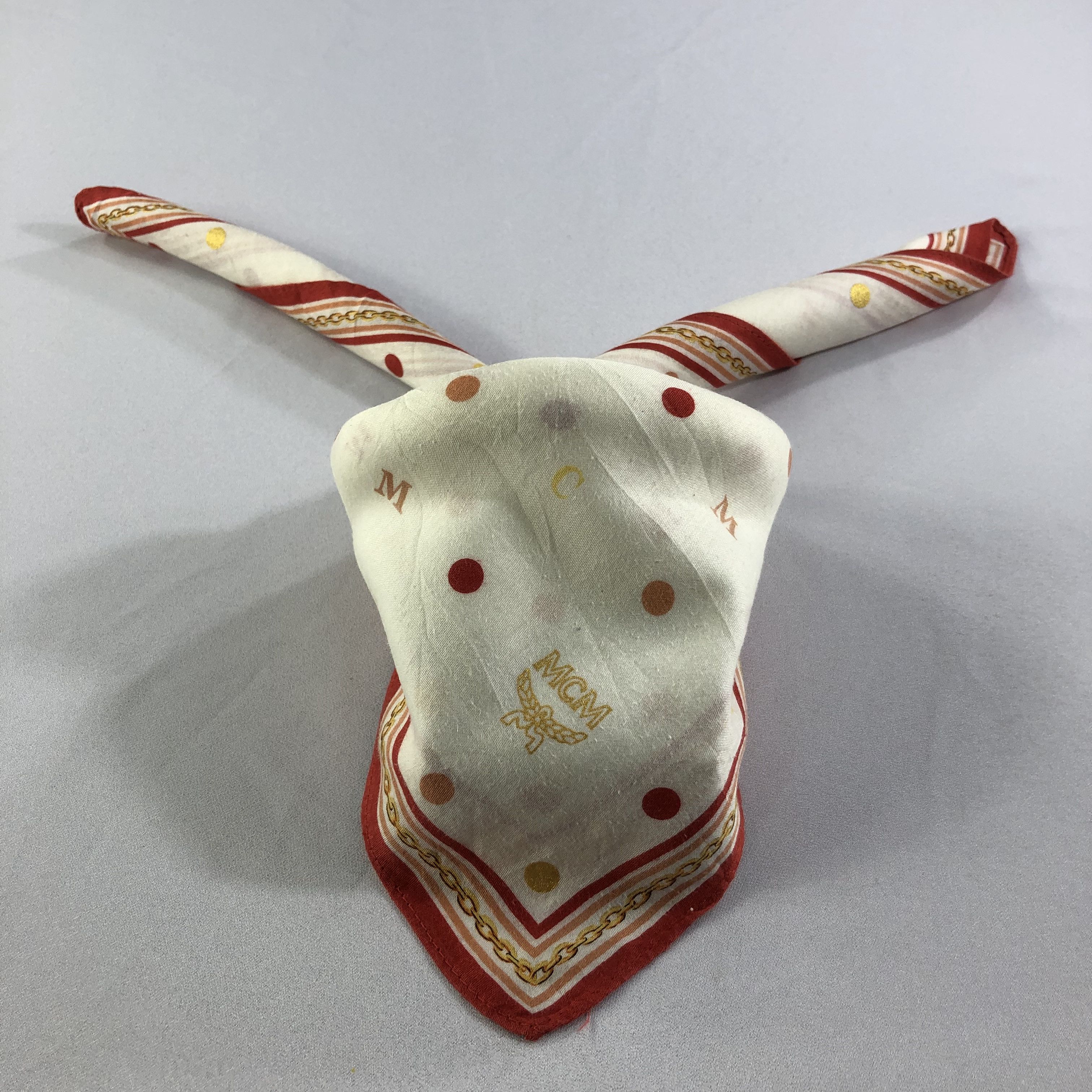 MCM × Vintage MCM Handkerchief Neckerchief Bandana H2027 Size ONE SIZE - 2 Thumbnail