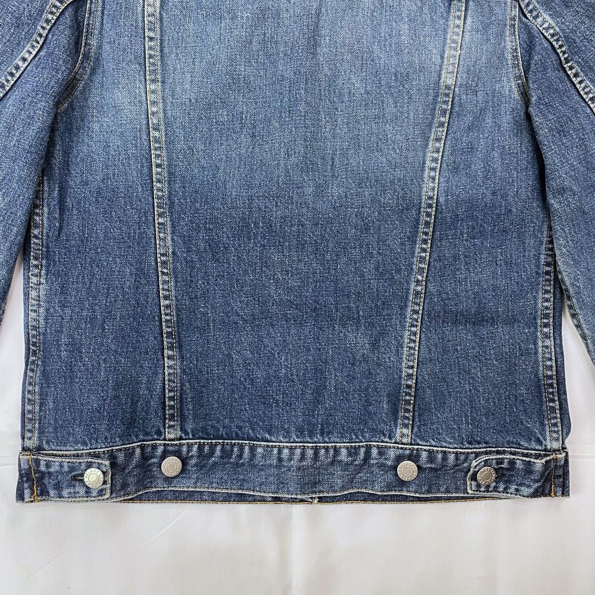 Helmut Lang 2002 Helmut Lang Jeans Washed Vintage Dark Denim Fade Jacket Size M / US 6-8 / IT 42-44 - 6 Thumbnail