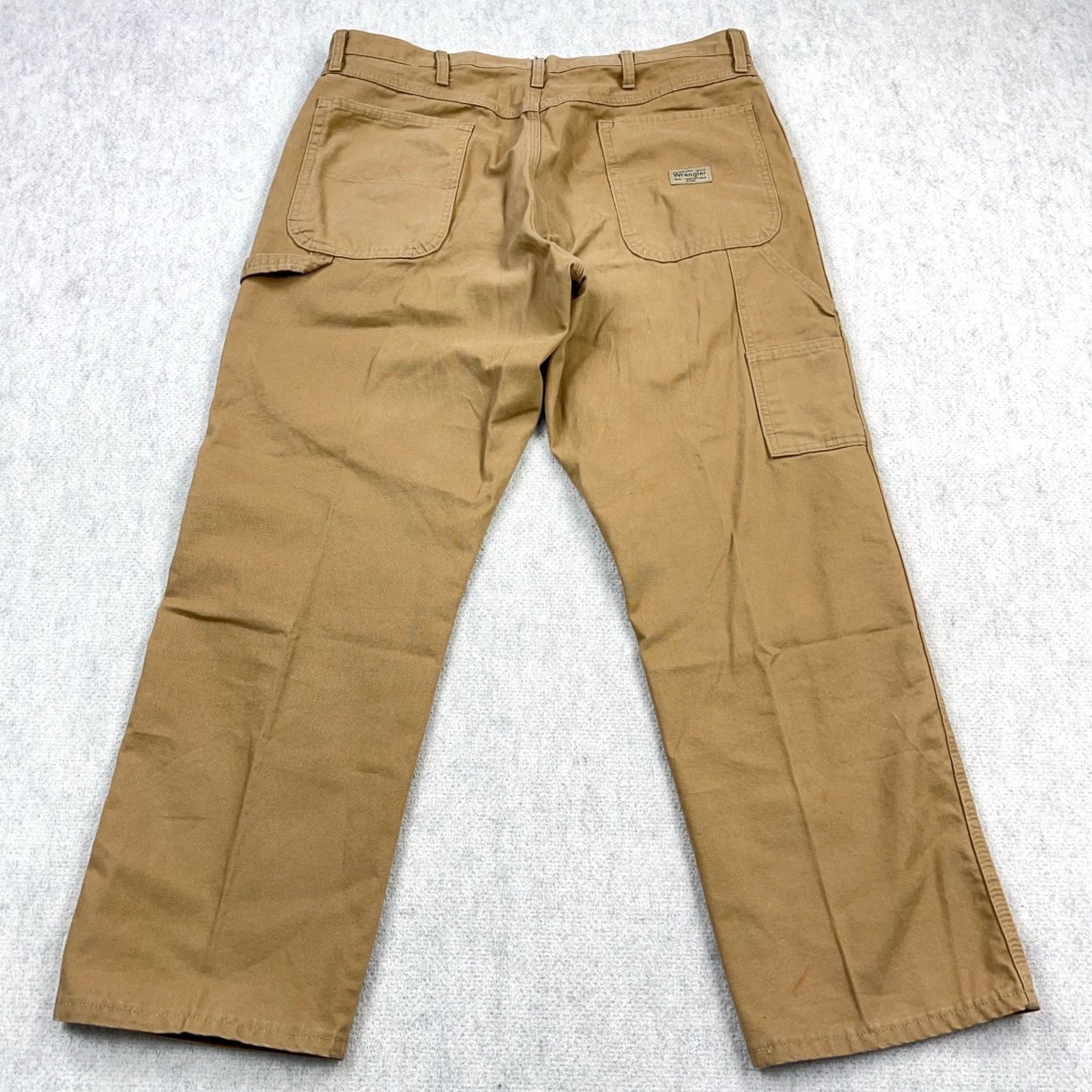 Wrangler VINTAGE Wrangler Carpenter Pants Men 36x30 Brown Duck Canvas Baggy Distressed VTG Y2K Size US 36 / EU 52 - 2 Thumbnail