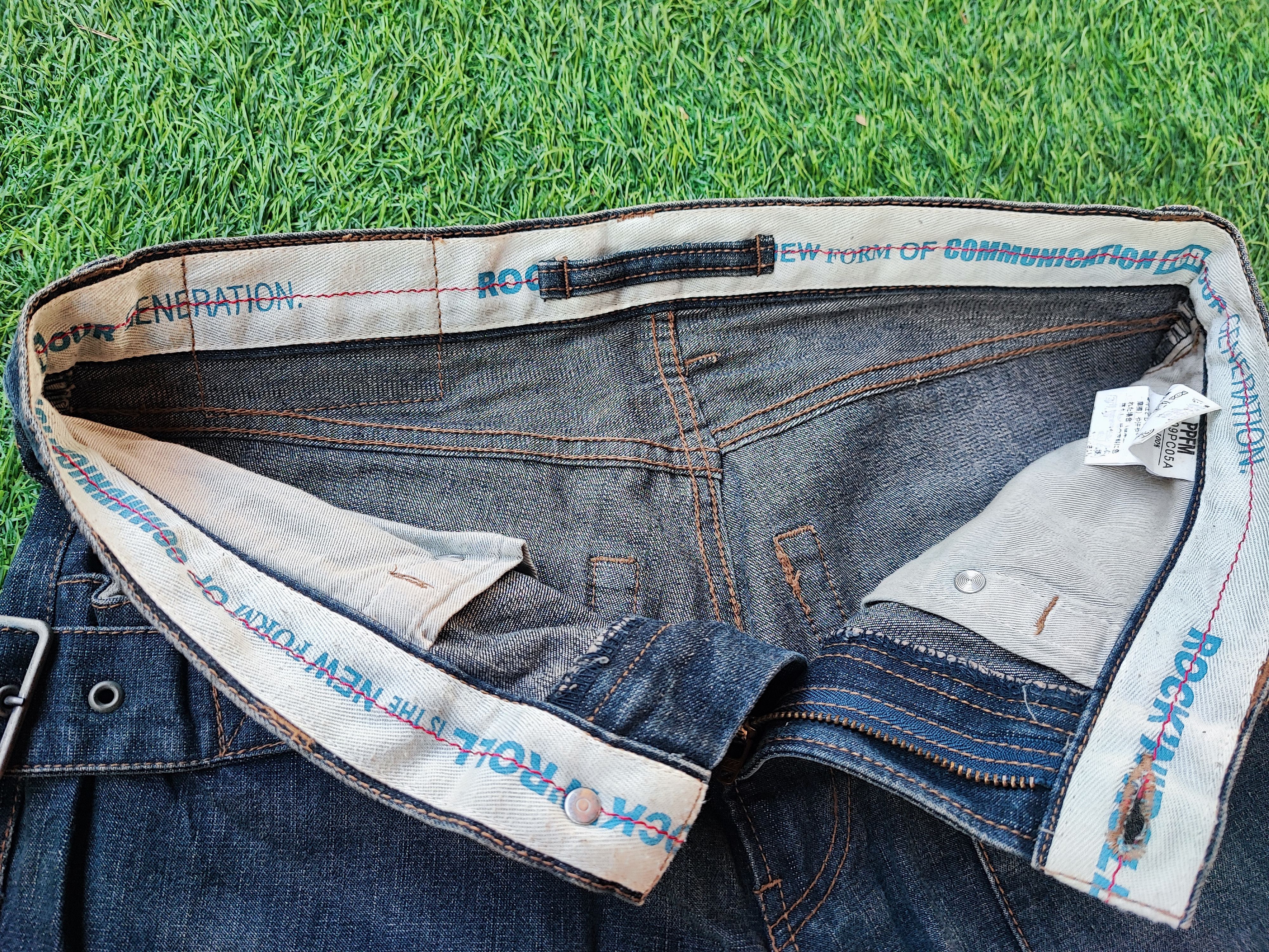 Kapital Ppfm vintage y2k grunge faded blue skater baggy jeans Size US 30 / EU 46 - 3 Thumbnail