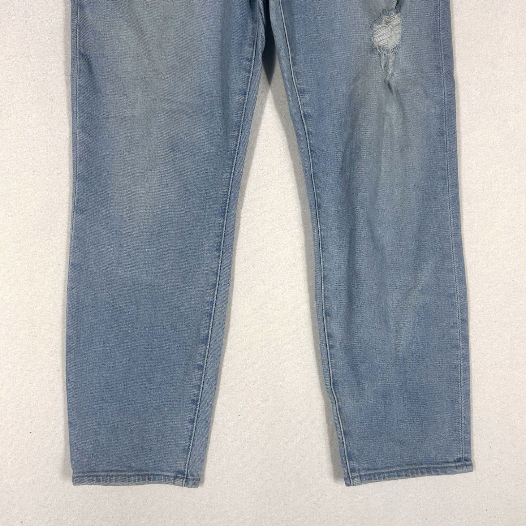 7 For All Mankind 7 For All Mankind Peggi Jeans Womens 31 Ankle Light Wash High Rise Slim Denim Size 24" / US 00 / IT 34 - 3 Thumbnail