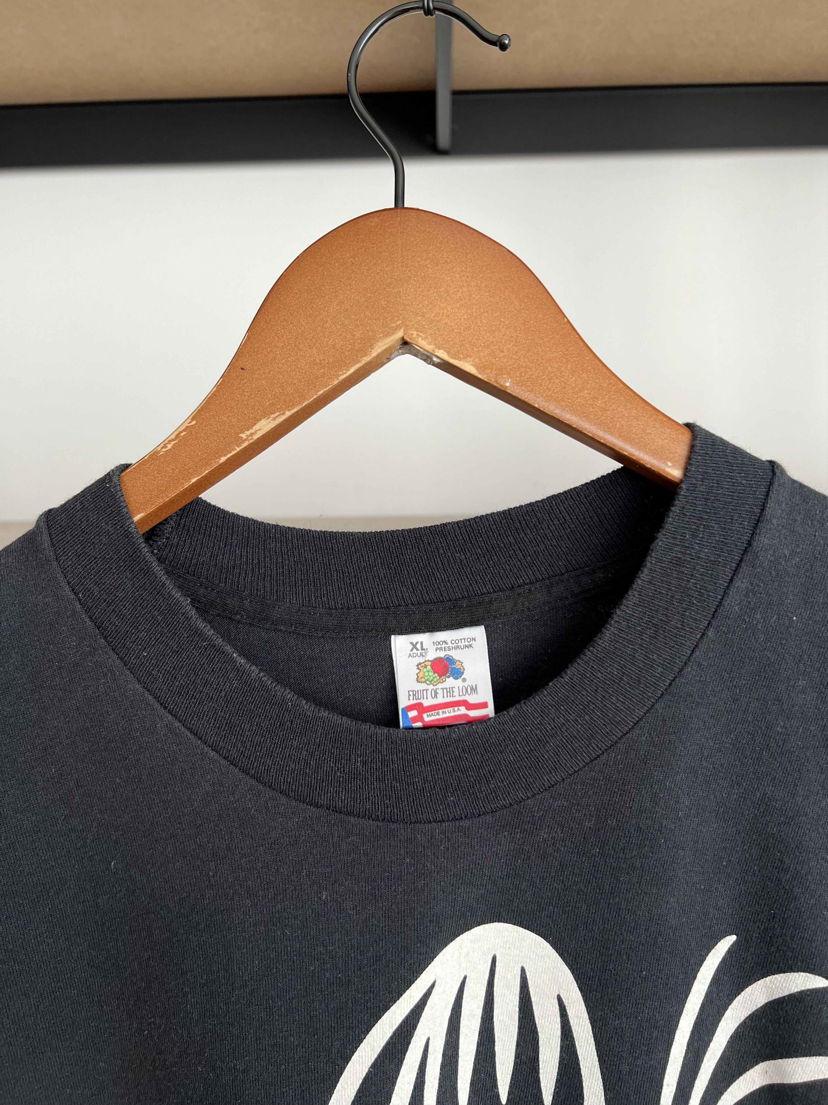 Cartoon Network Vintage 1995 Garfield Cartoon Movie Black T-shirt Size US XL / EU 56 / 4 - 9 Thumbnail