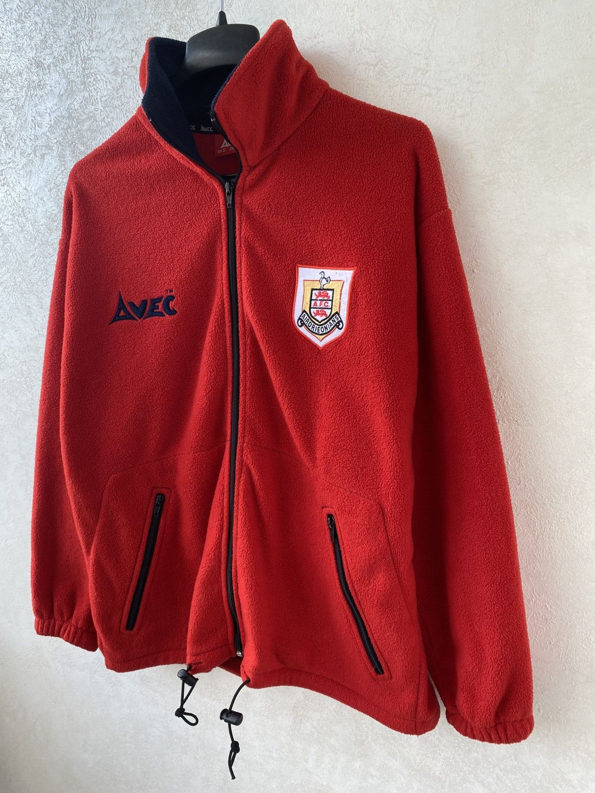 Other Vintage Airdrieonians FC Avec Fleece Soccer Training Jacket Size US S / EU 44-46 / 1 - 3 Thumbnail