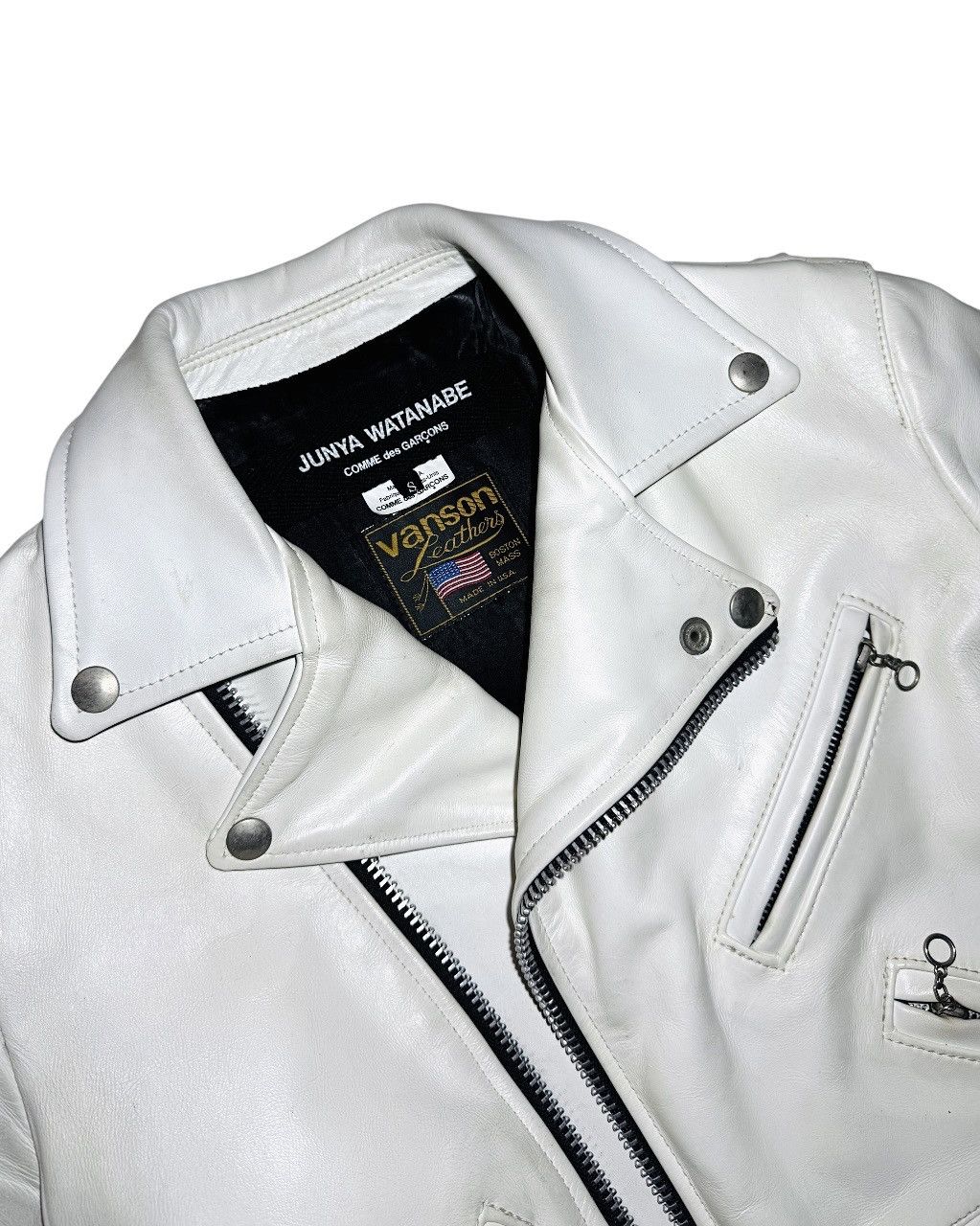 Junya Watanabe × Vanson Leathers Junya Watanabe x Vanson Leathers AW07 rider jacket Size US S / EU 44-46 / 1 - 2 Thumbnail