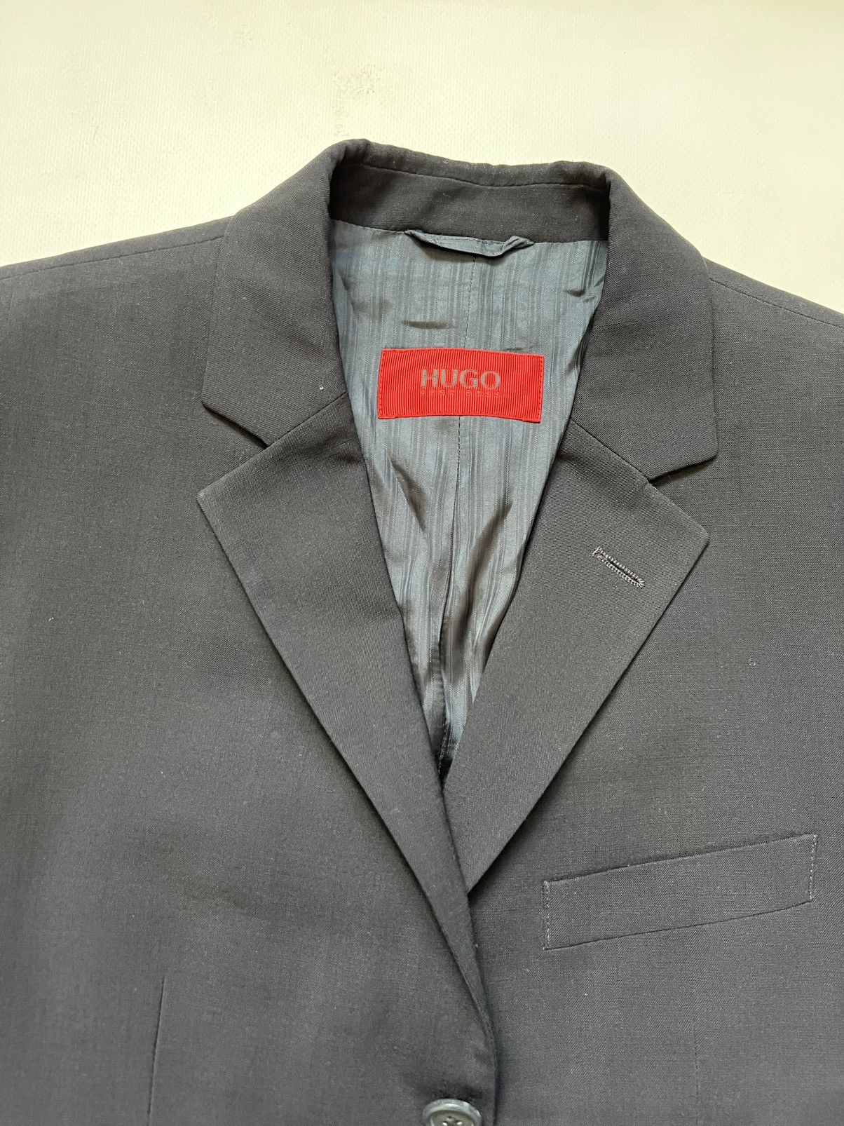 Hugo HUGO by Hugo Boss Black Suit Trousers Blazer Classic Formal Size 36R - 5 Thumbnail