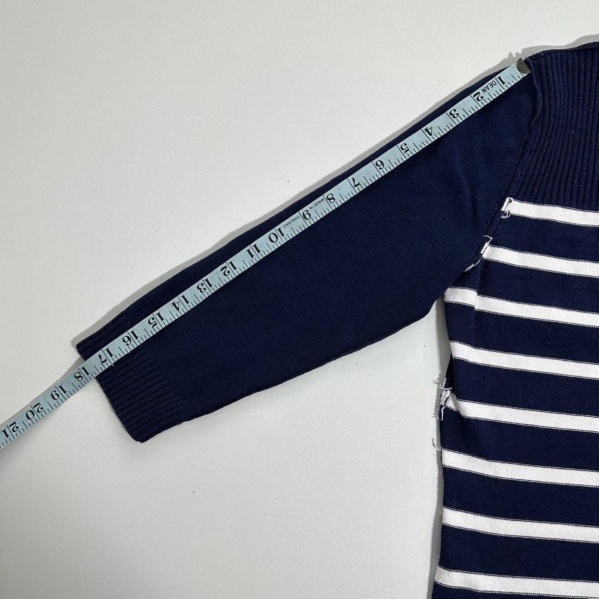 Lauren Ralph Lauren Ralph Lauren Breton Stripes Crewneck Navy Medium Sweater Size M / US 6-8 / IT 42-44 - 11 Thumbnail