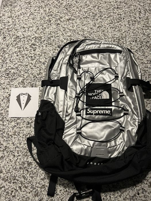 Supreme the north cheap face metallic borealis backpack