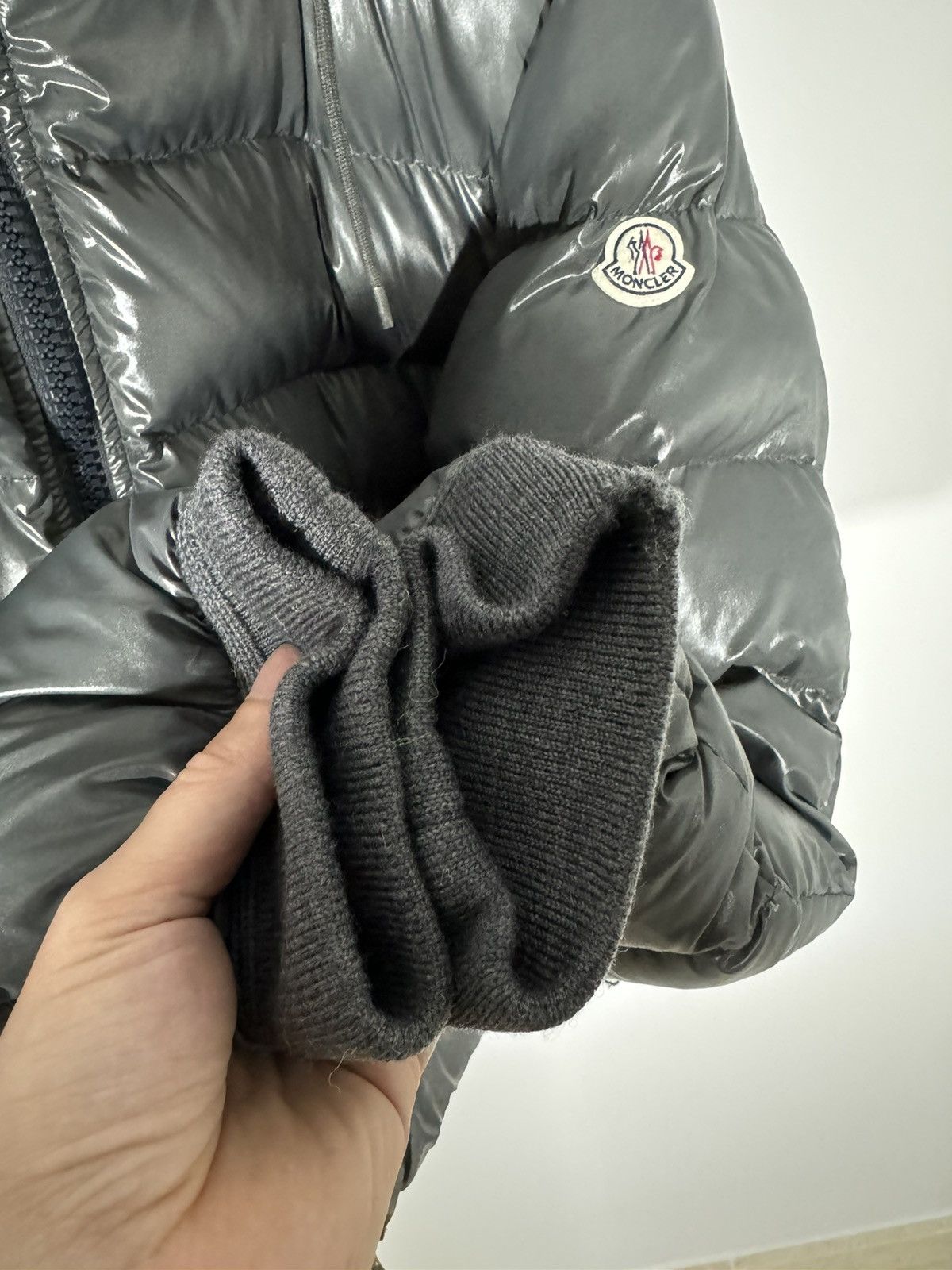 Moncler Moncler jacket Aubert size 7 (XXL) grey Size US XXL / EU 58 / 5 - 3 Thumbnail
