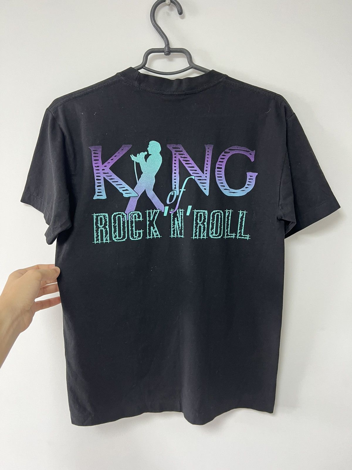 Vintage Vintage 90’s Elvis Presley Rock n Roll King Mens Rare sz M Size US M / EU 48-50 / 2 - 12 Thumbnail