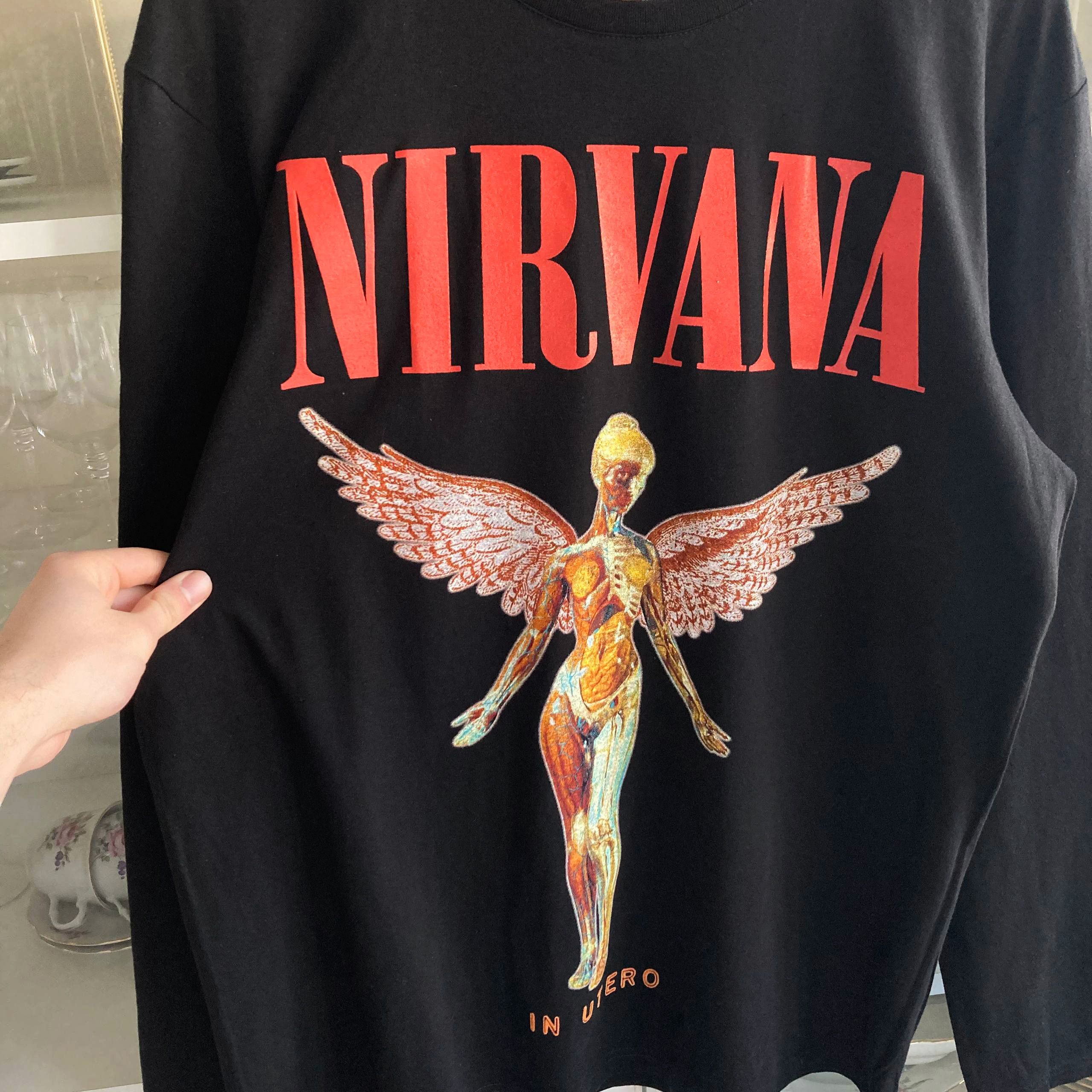 Band Tees Long sleeve Nirvana - In Utero / rock grunge Size US L / EU 52-54 / 3 - 4 Thumbnail