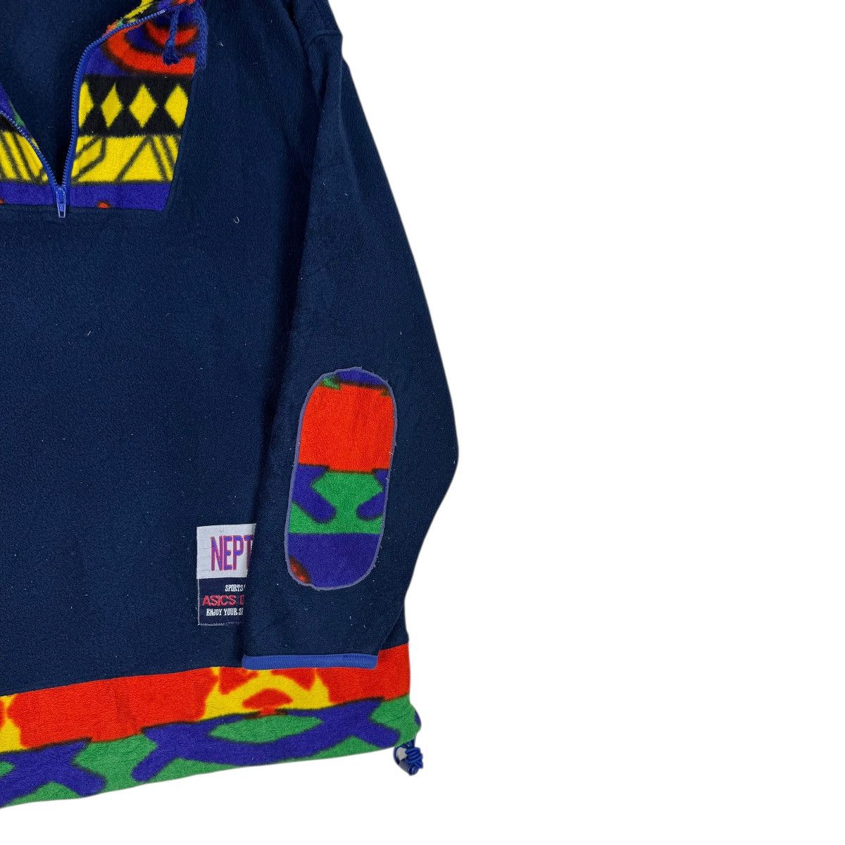 Asics 🌟ASICS NEPTUNE HALF ZIP ANORAK FLEECE JACKET Size US L / EU 52-54 / 3 - 6 Thumbnail