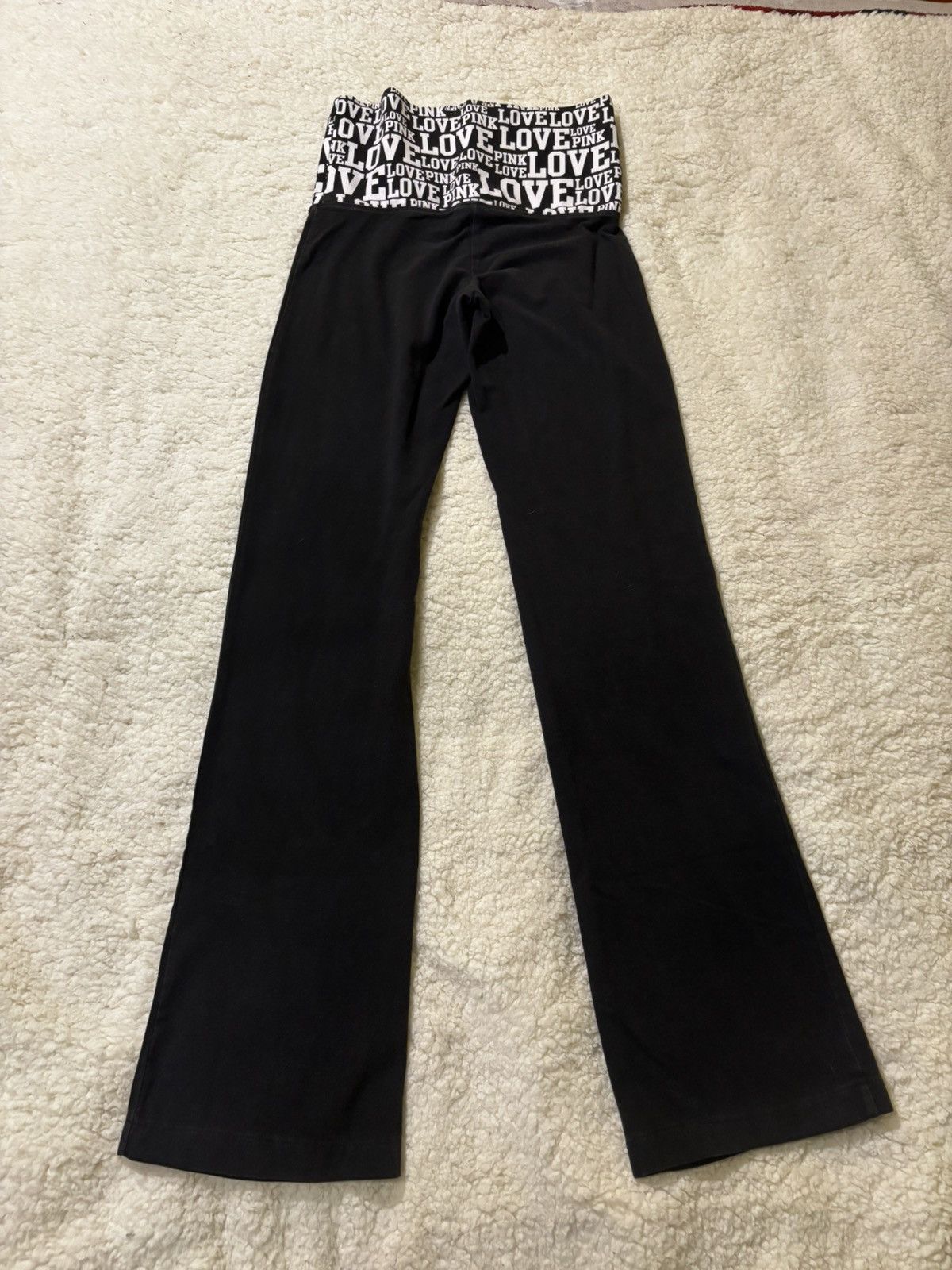 Pink Pink fold over waistband yoga pants1850 Size 24" / US 00 / IT 34 - 8 Thumbnail