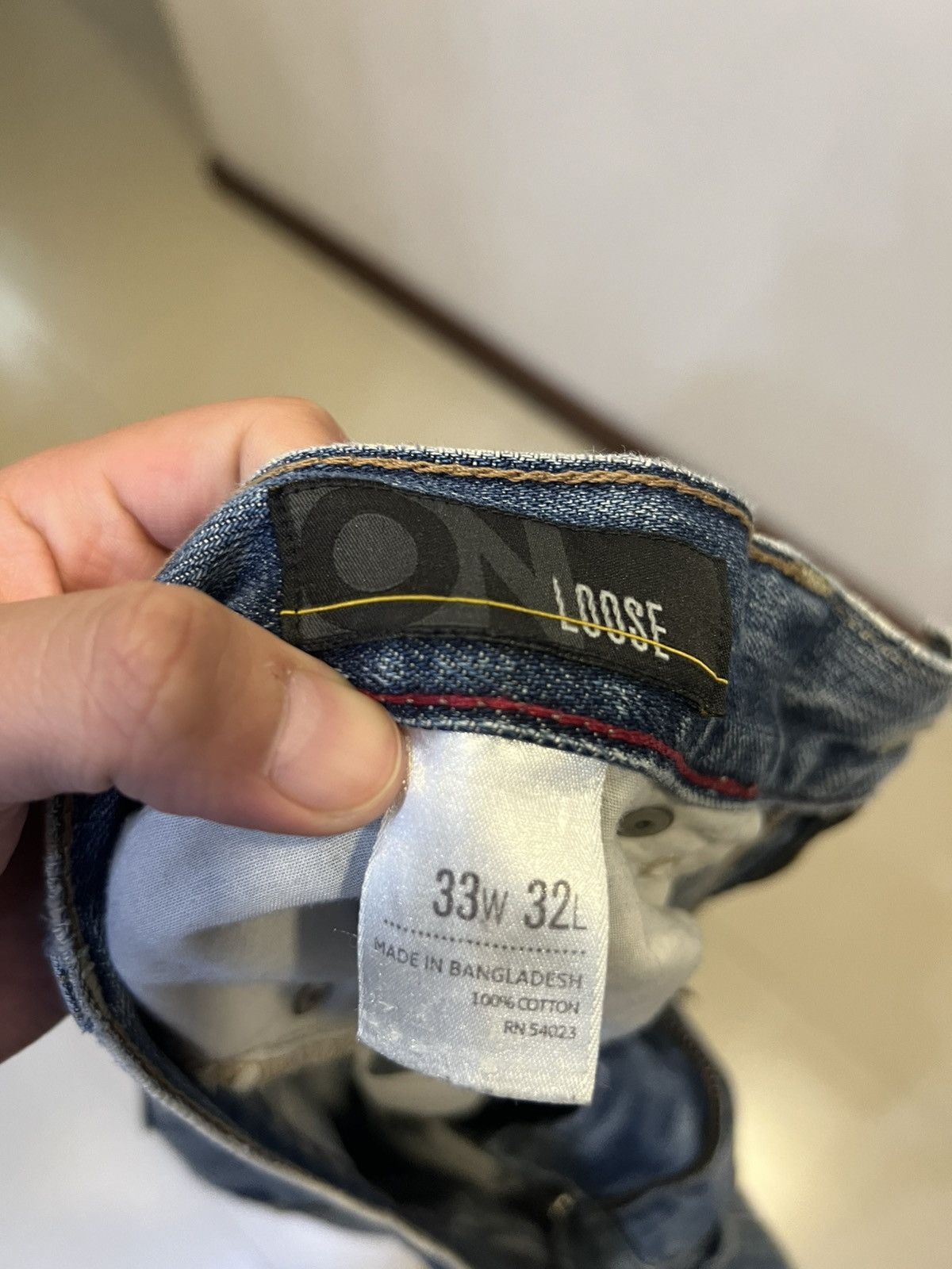 Old Navy × Vintage Vintage Baggy Pants Old Navy Size US 33 - 2 Thumbnail