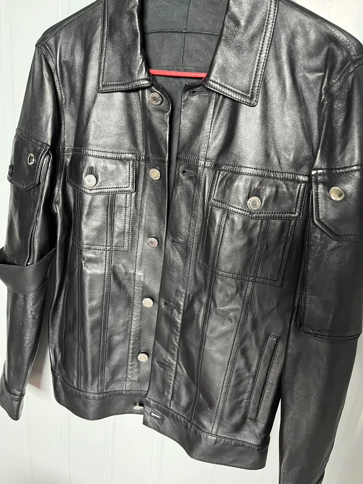 Givenchy Givenchy Unisex Leather Jacket Size US S / EU 44-46 / 1 - 1 Thumbnail