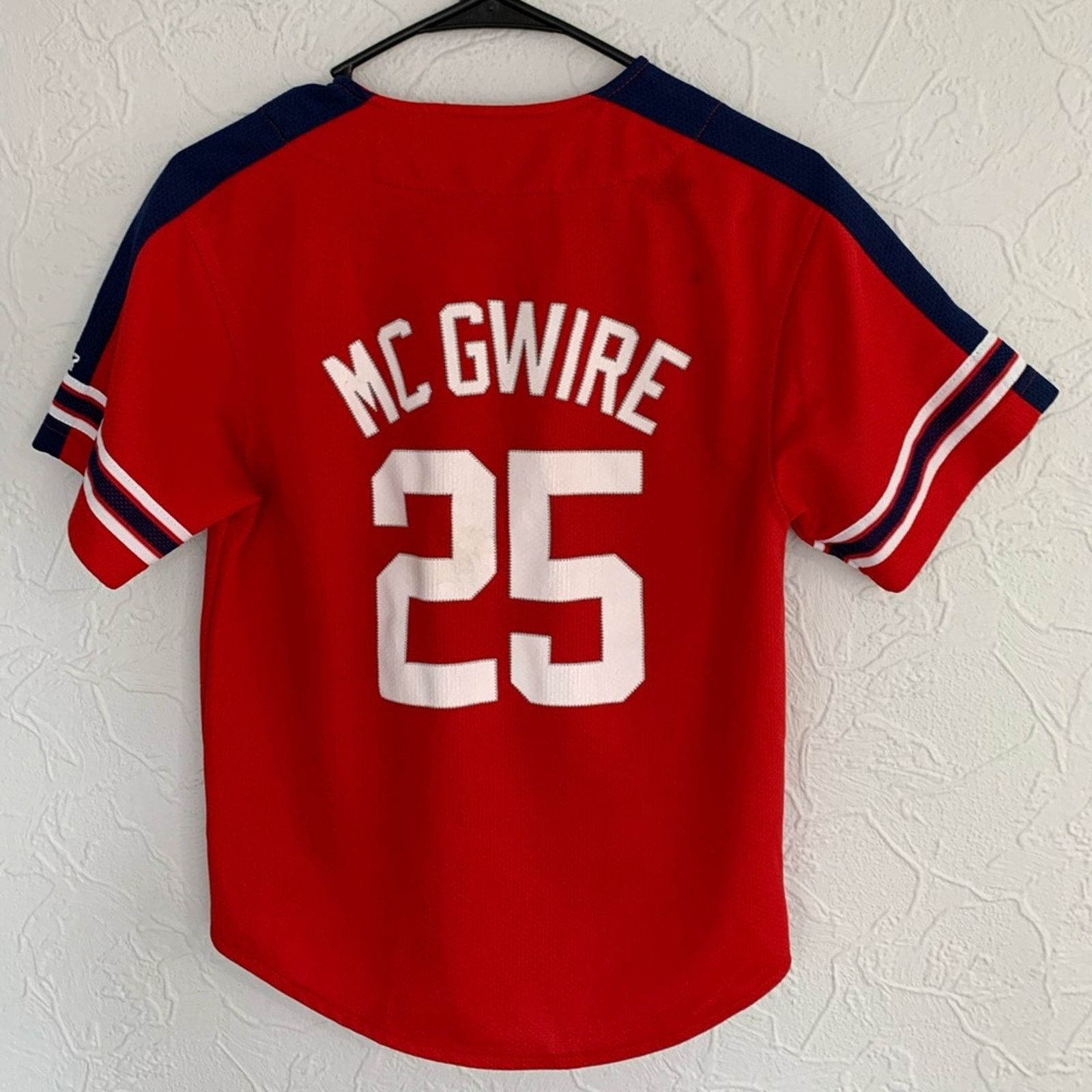 Starter VINTAGE MARK MCGWIRE CARDINALS STARTER JERSEY SZ YOUTH M Size US XXS / EU 40 - 4 Thumbnail