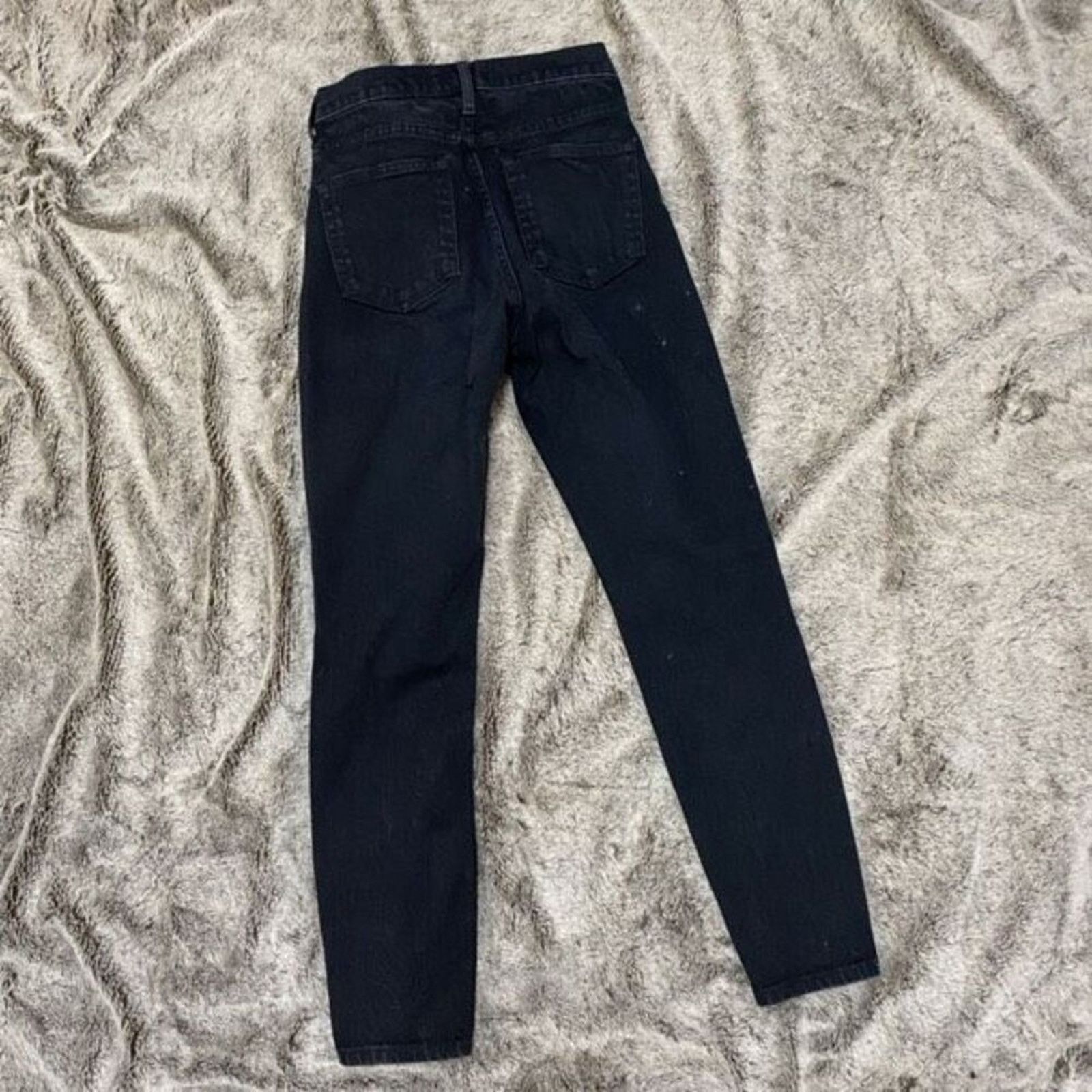 Everlane Everlane Black Ankle-Length Skinny Jeans | Sz 26 Size 26" / US 2 / IT 38 - 3 Thumbnail