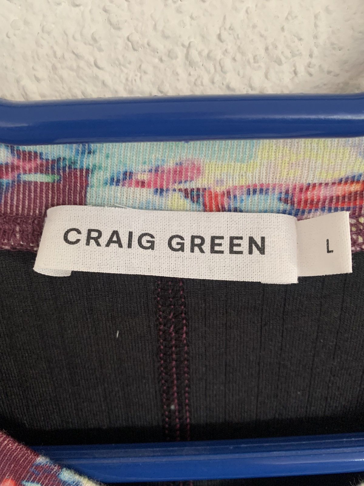 Craig Green SS19 vibrating floral line stitch sweater Size US L / EU 52-54 / 3 - 2 Thumbnail